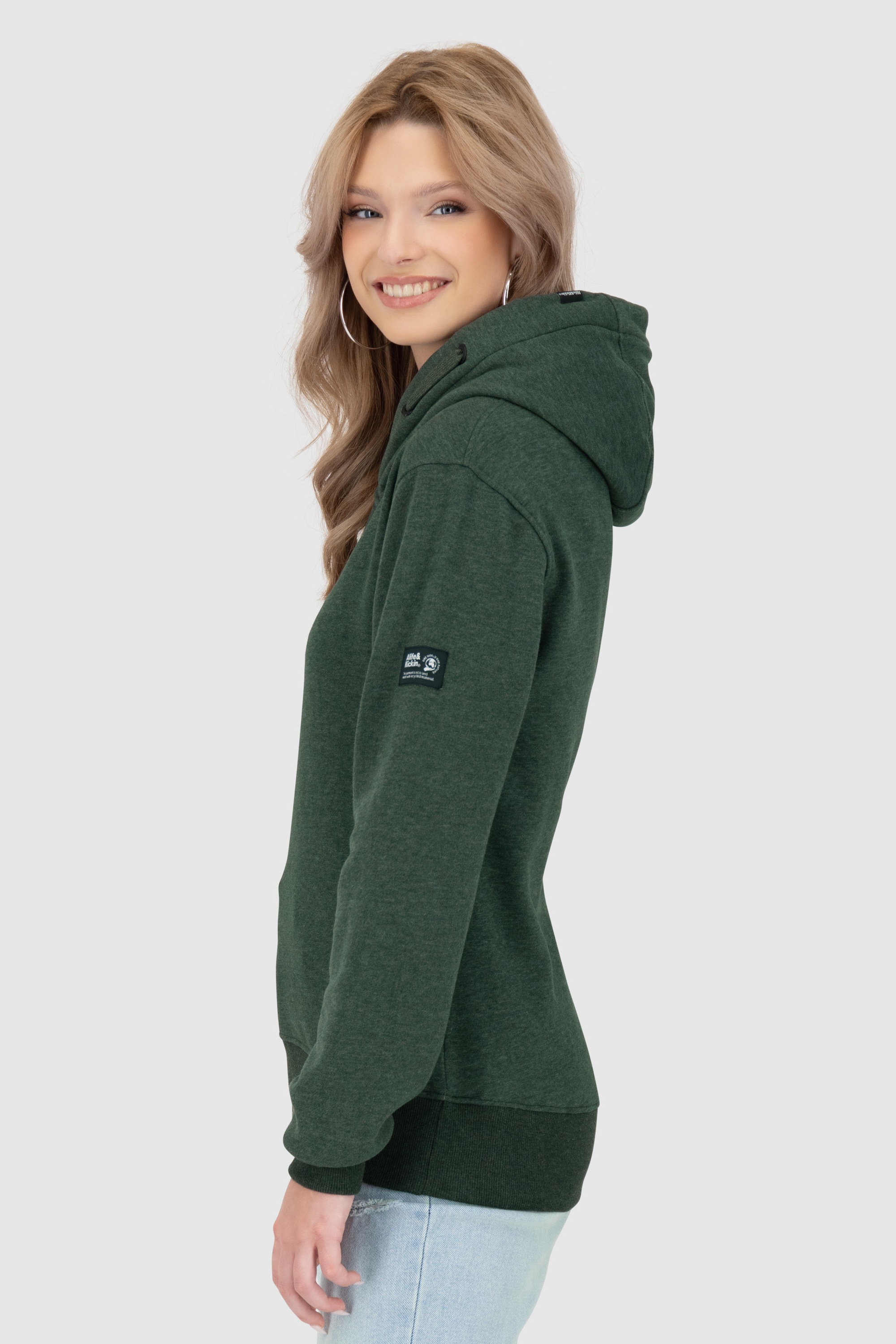 Alife & Kickin Kapuzensweatshirt »Damen SarinaAK A«, Hoodie Kapuzenpullover, Sweatshirt mit Kapuze und Kängurutasche