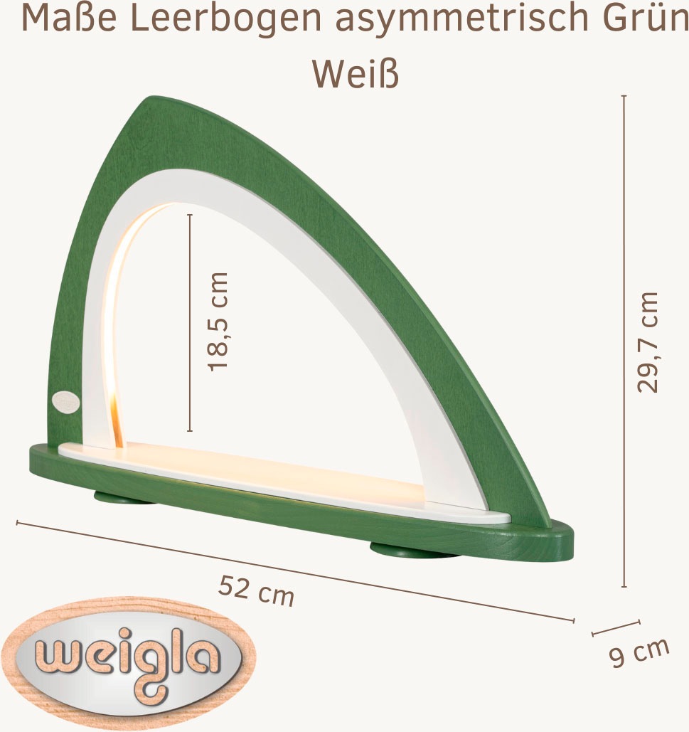 Weigla LED Schwibbogen »Weihnachtsdeko«, Leerbogen zum Selbstbestücken, asymmetrisch