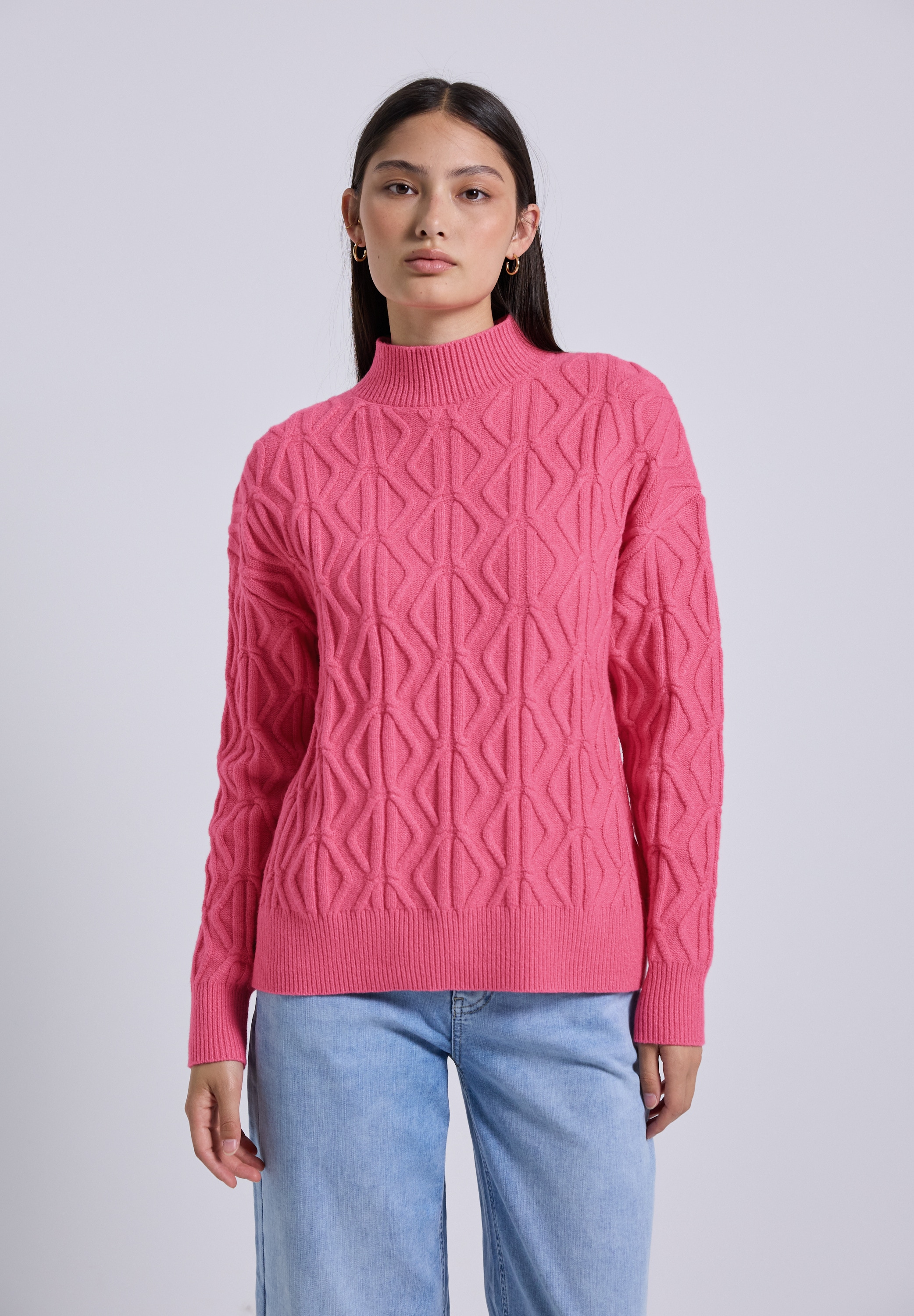 STREET ONE STUDIO Strickpullover, mit Turtleneck günstig online kaufen
