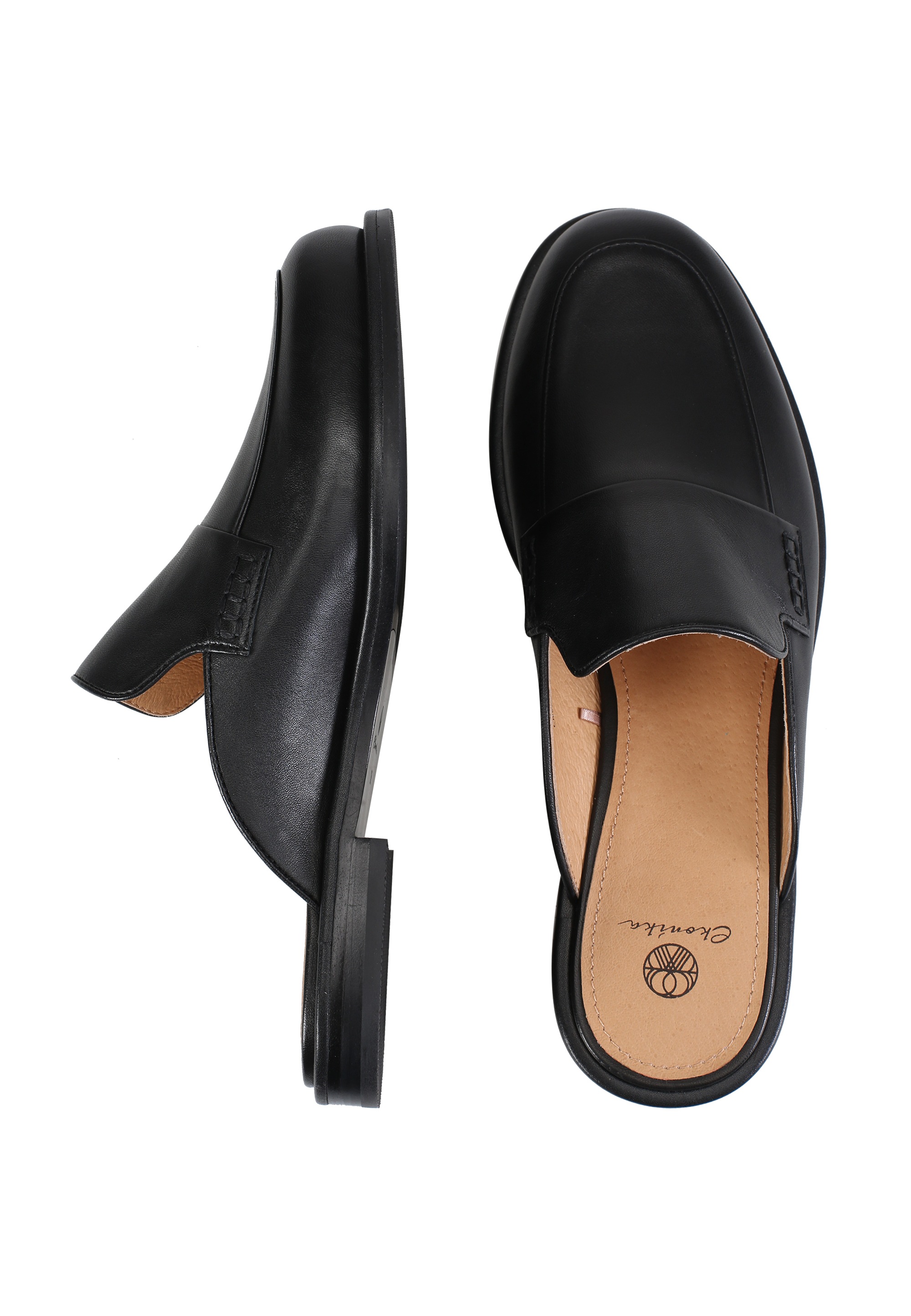 ekonika Slipper, mit modischer Ziernaht