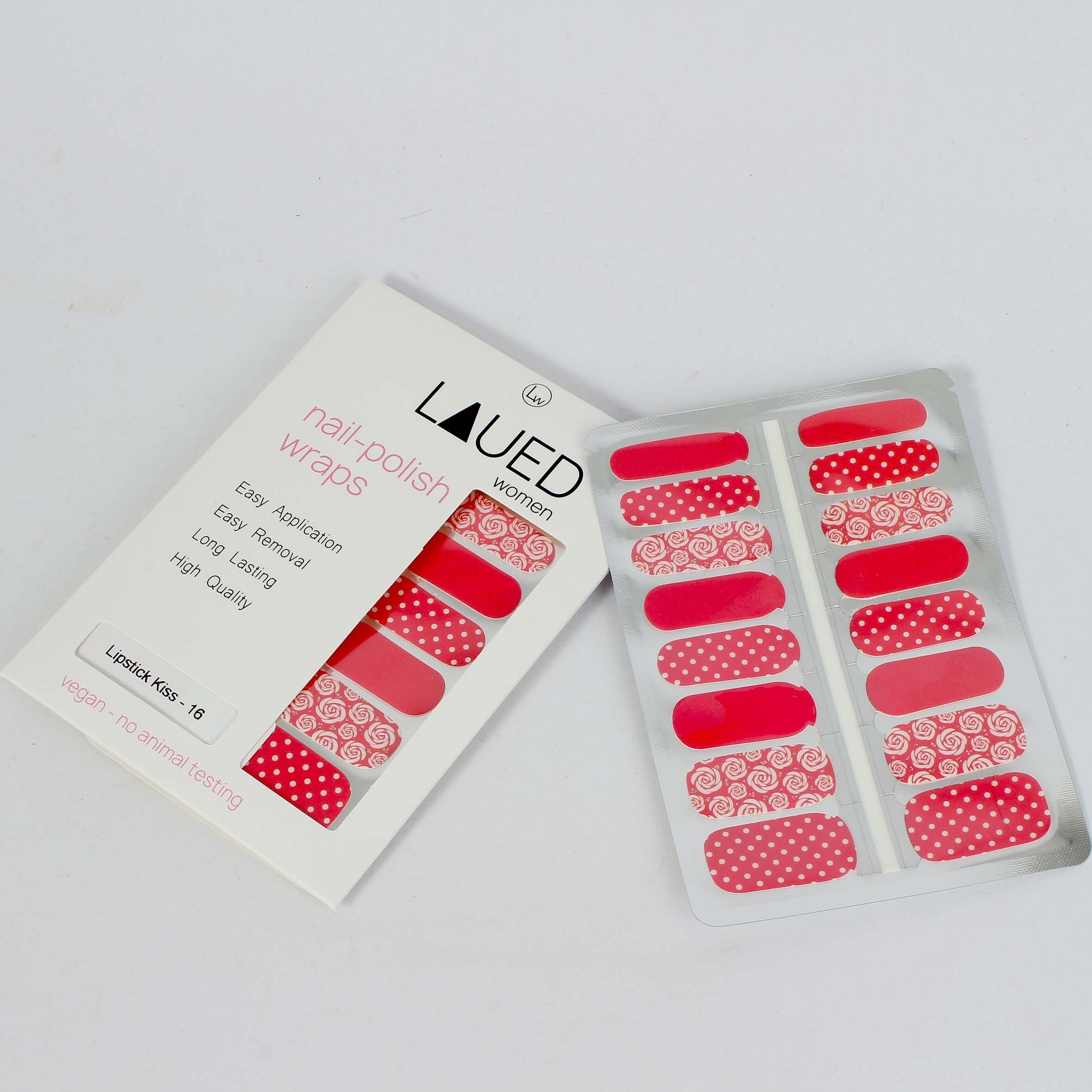 Vargu Nageldesign Zubehör »solid red«, aus zertifizierter Produktion (SGS / SEDEX) und Material (FSC)