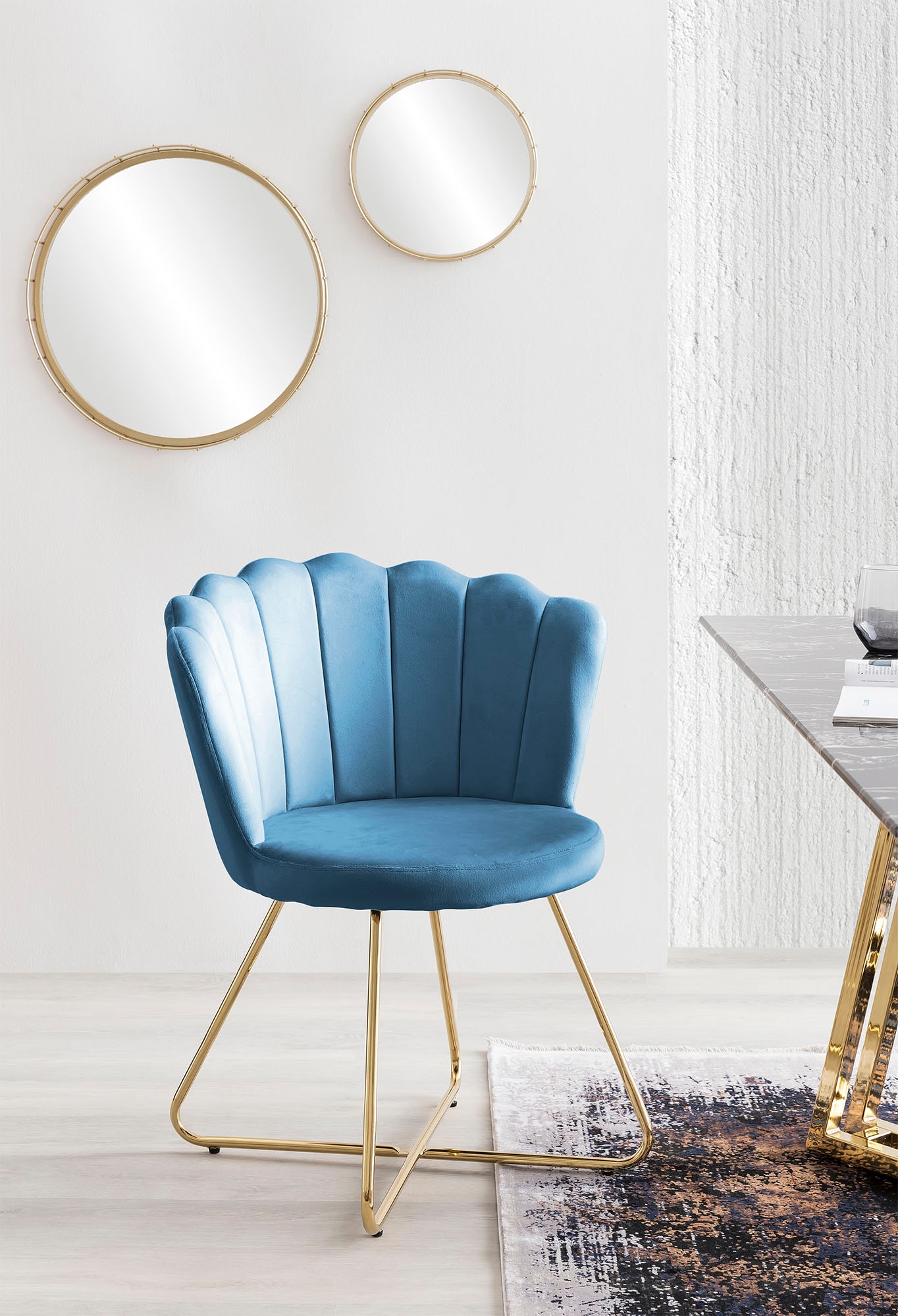 SalesFever Polsterstuhl "Komfortabler Stuhl im eleganten Design" (Set) 2 St günstig online kaufen