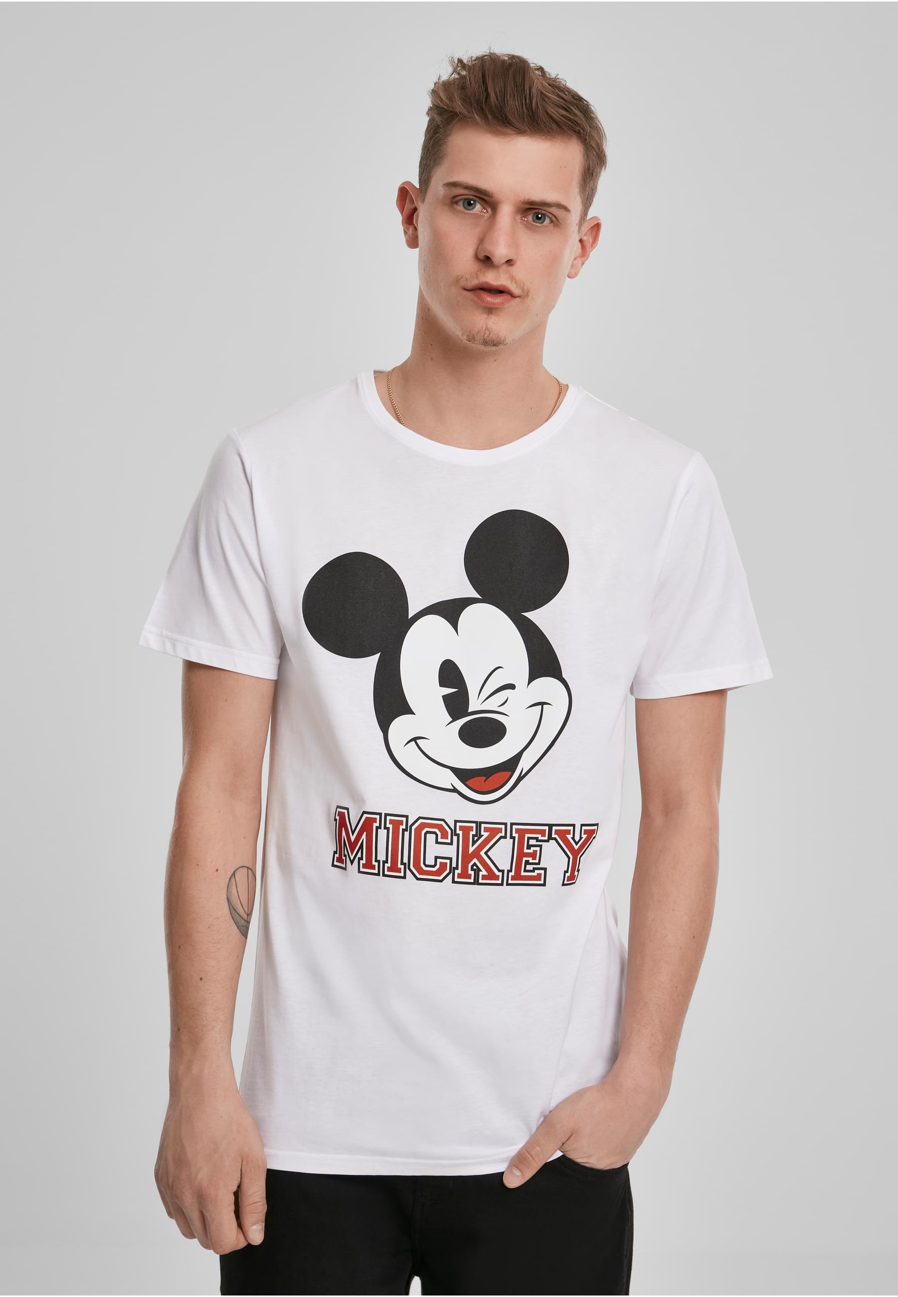 Thumbnail - Merchcode T-Shirt "Merchcode Herren Mickey College Tee", (1 tlg.)