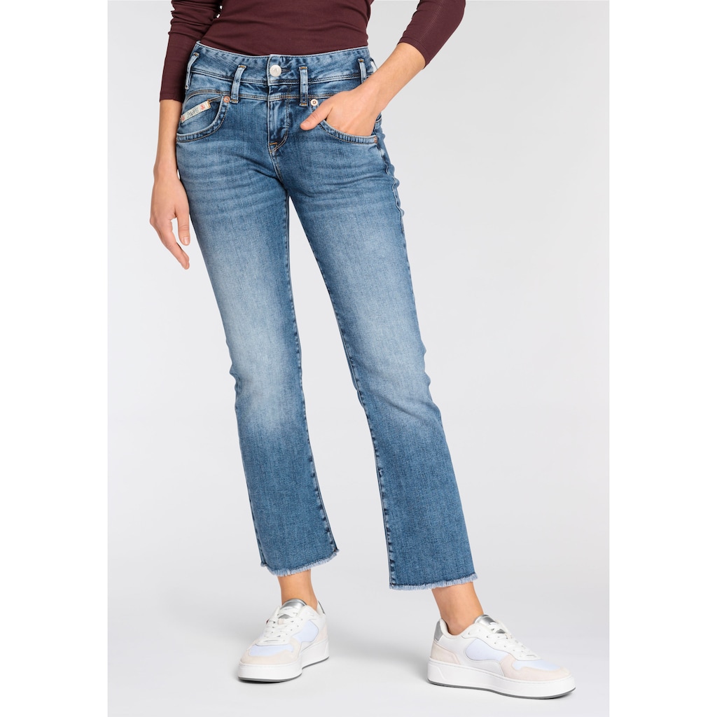 Herrlicher Bootcut-Jeans »Pearl Boot Copped Denim Light«