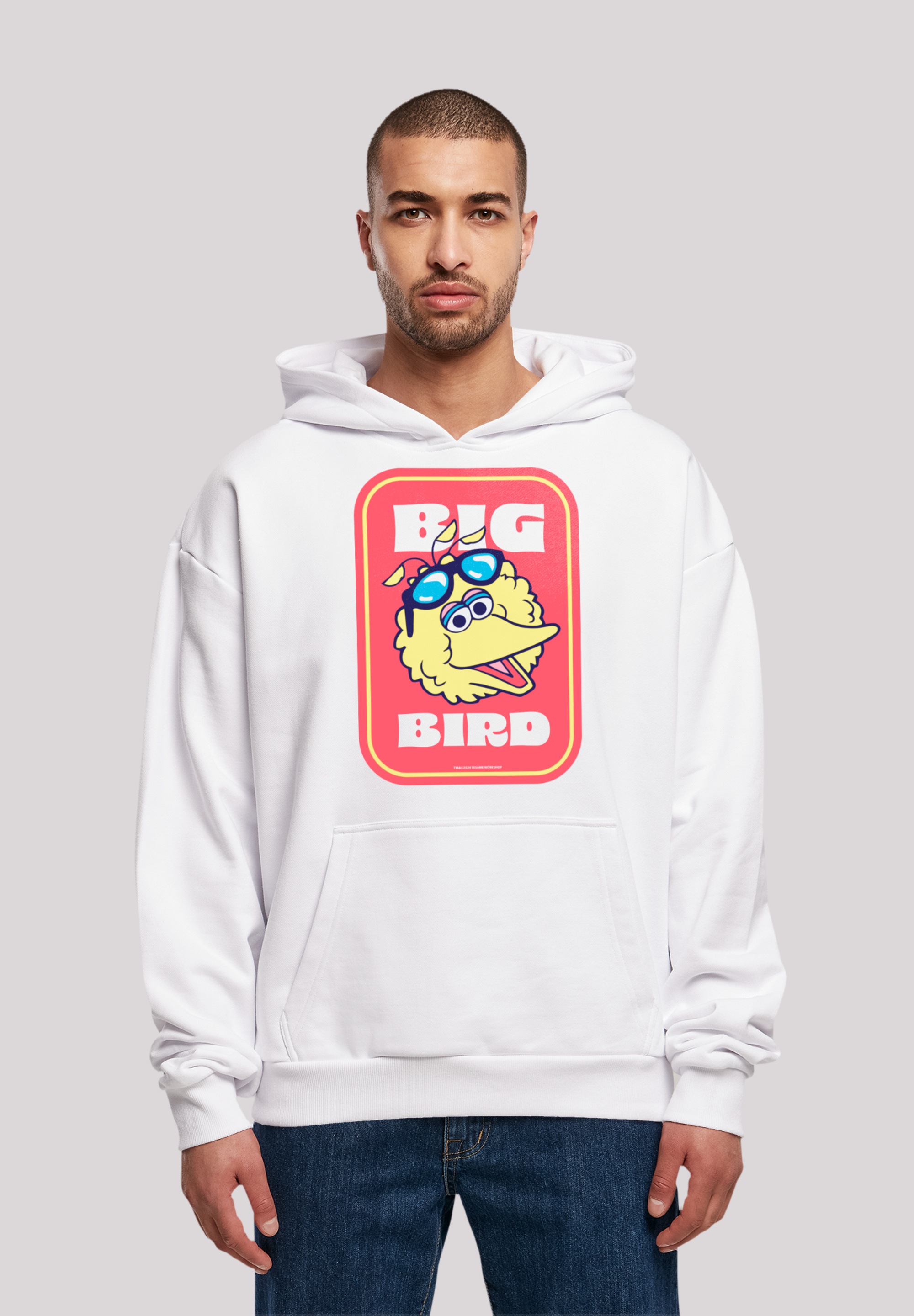 F4NT4STIC Kapuzenpullover "Sesamstraße Bilbo Big Bird Sticker", Premium Qua günstig online kaufen