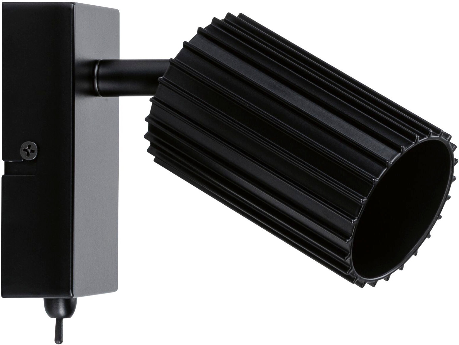 Paulmann Wandleuchte »Spot Lirena max 1x10W GU10 Schwarz 230V Metall« GU10 1 Stk. Dimmbar