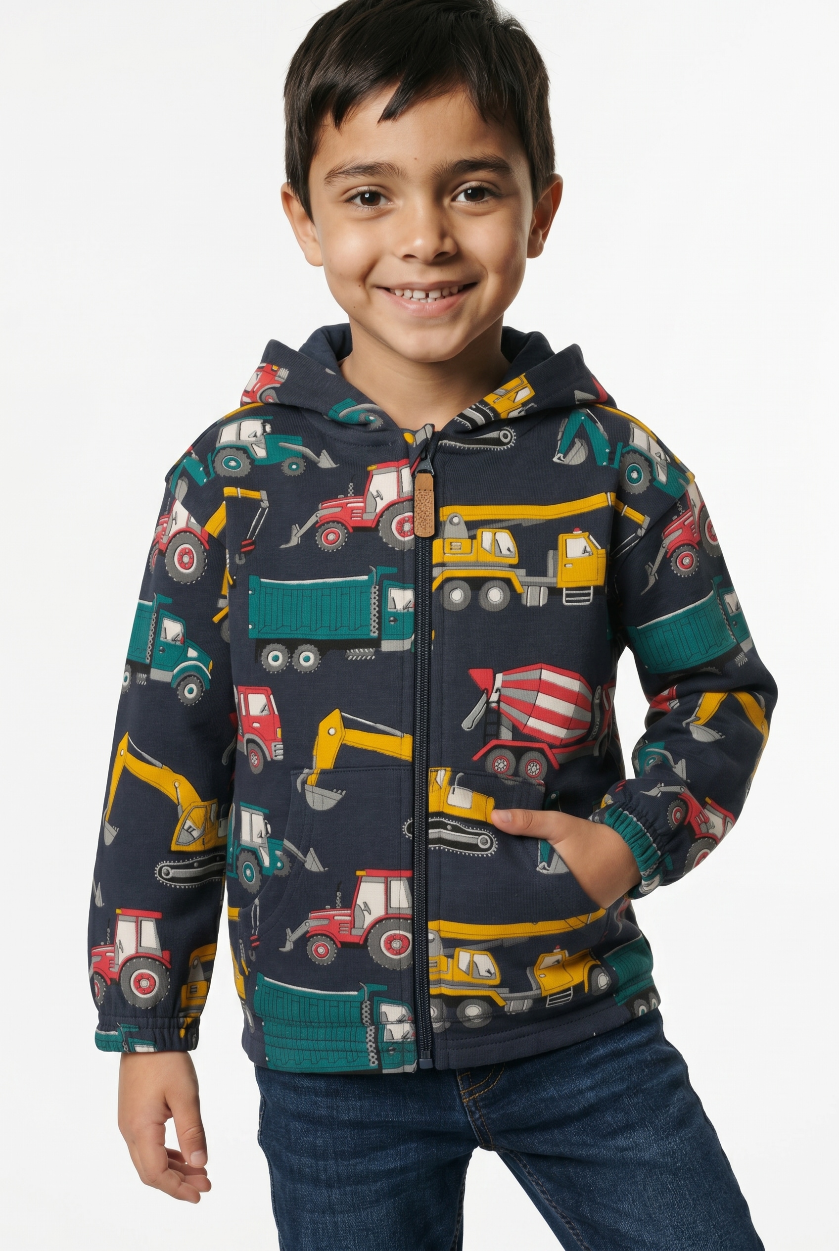 Blue Seven Kapuzensweatjacke Baumwolle