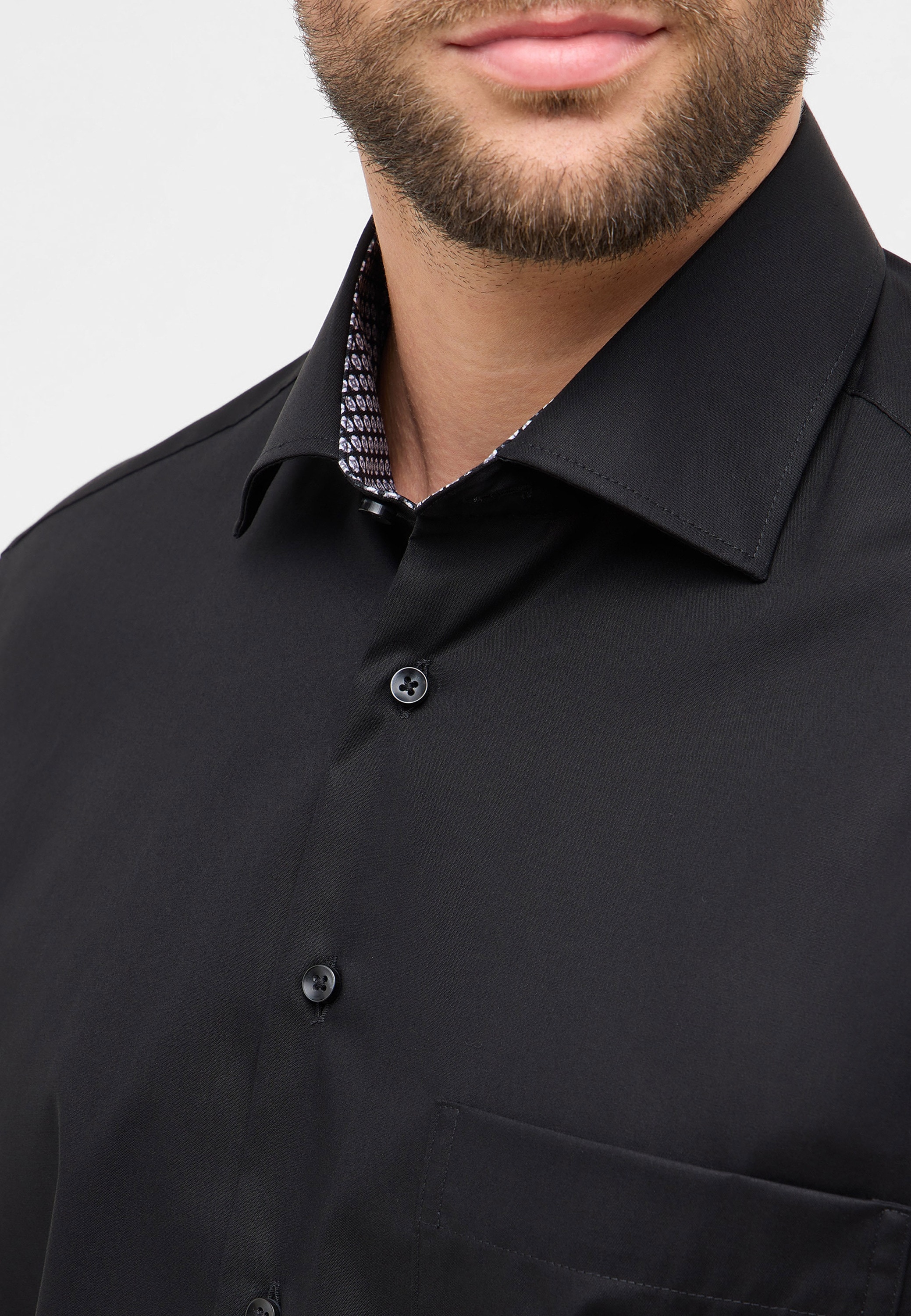 Eterna Langarmhemd »COMFORT FIT«, NON IRON (bügelfrei)