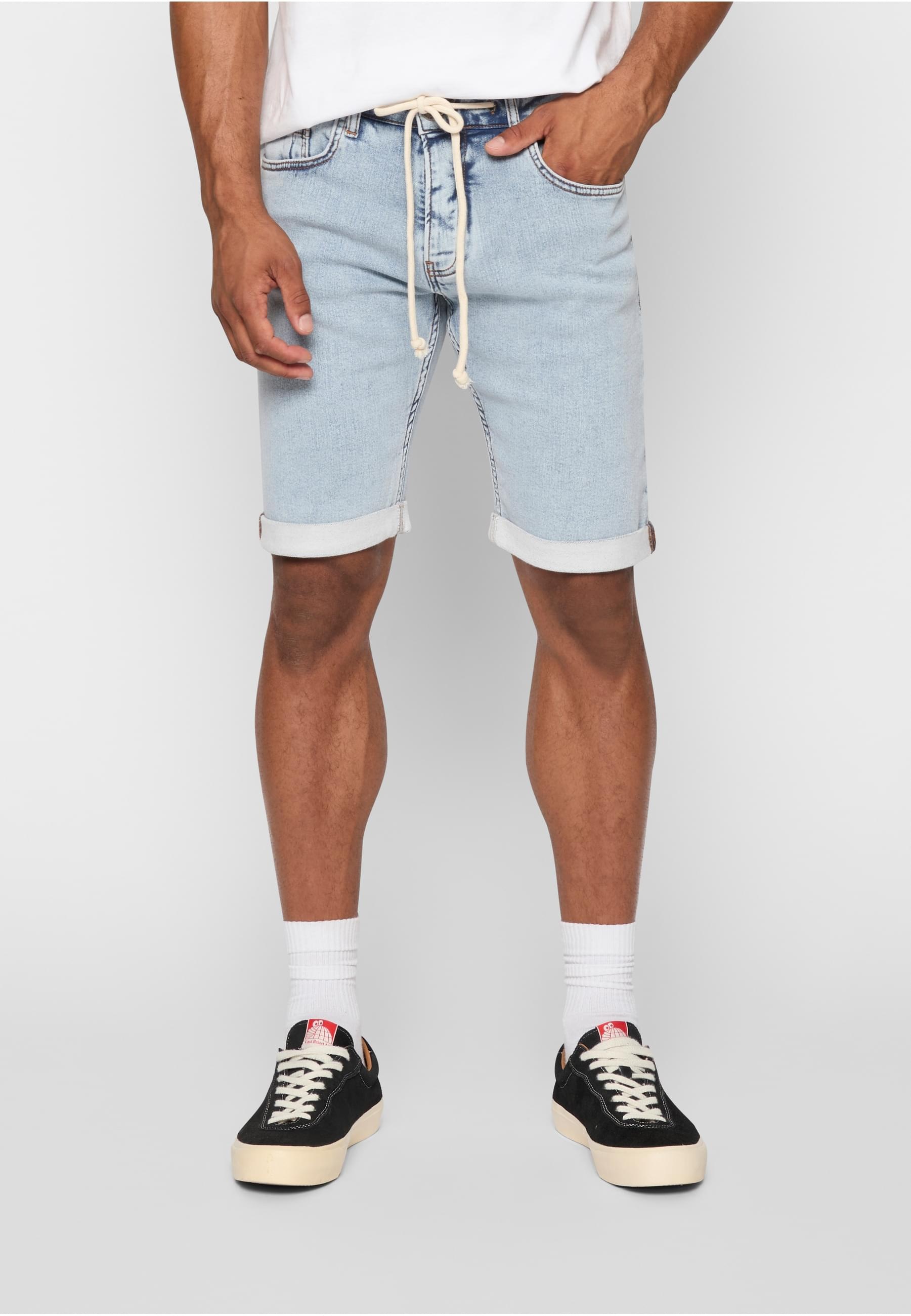 2Y Studios Stoffhose »2Y Studios Herren 2Y Basic Slim Fit Denim Shorts«, (1 tlg.)