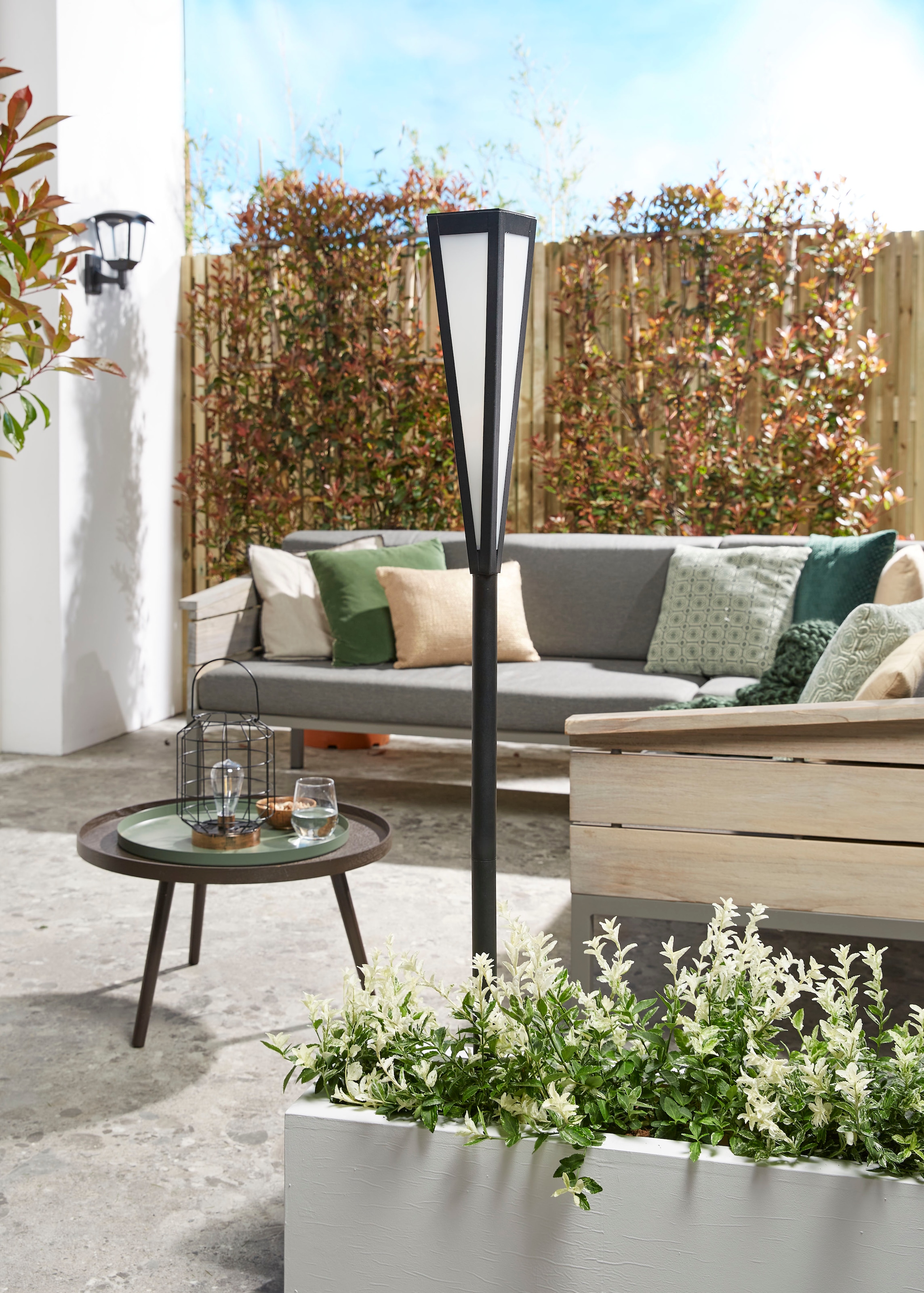 LUXFORM Gartenleuchte »Luxform Solar Wehmouth«, Leuchtmittel LED-Modul | LED fest integriert, LED-Gartenleuchte mit Solarenergie, IP44