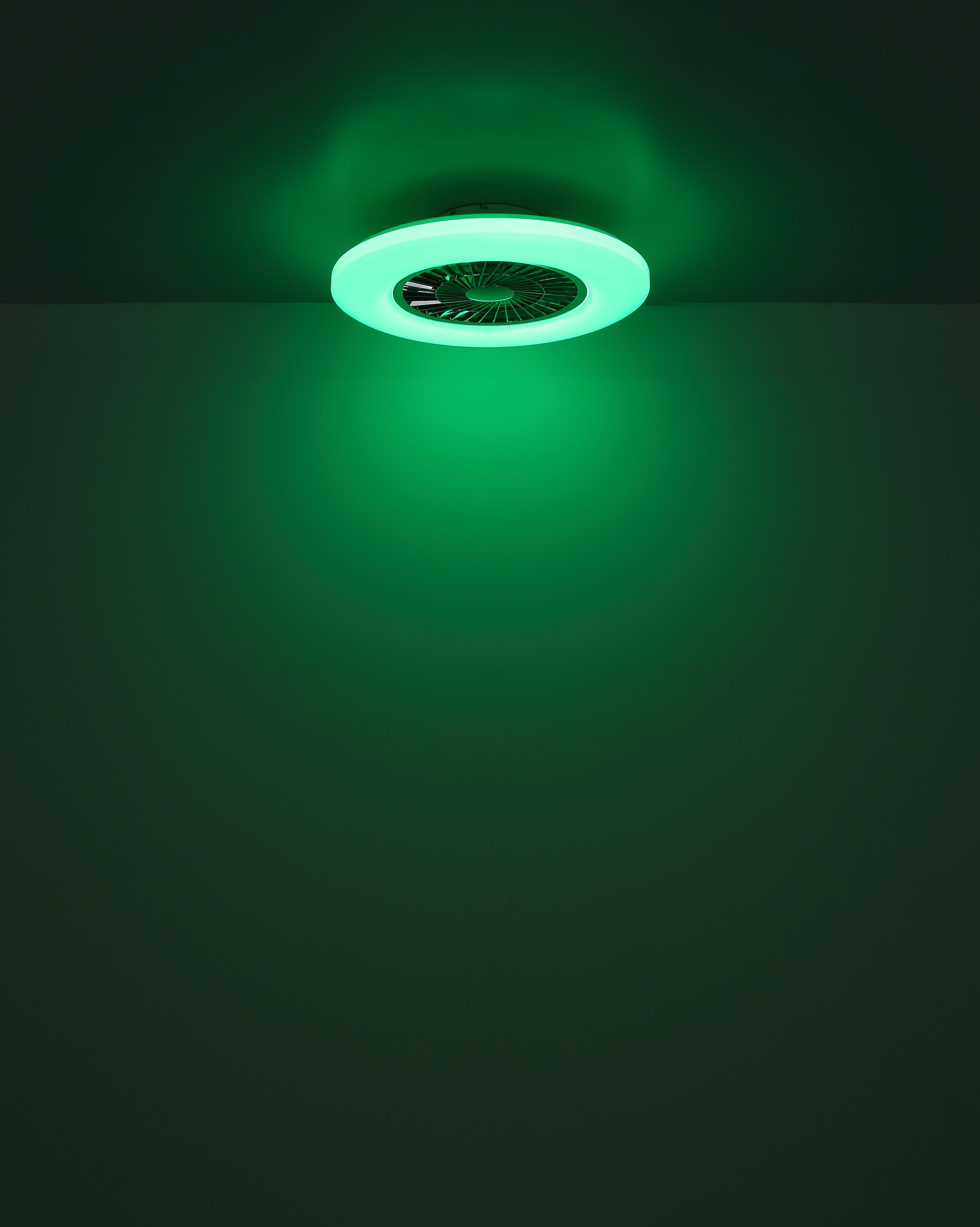 GLOBO LIGHTING Deckenleuchte »ALVA«, Leuchtmittel LED-Modul | LED fest integriert, Ventilator/ Büro / Wohnbereich / Schlafzimmer / weiß / Flügel innen
