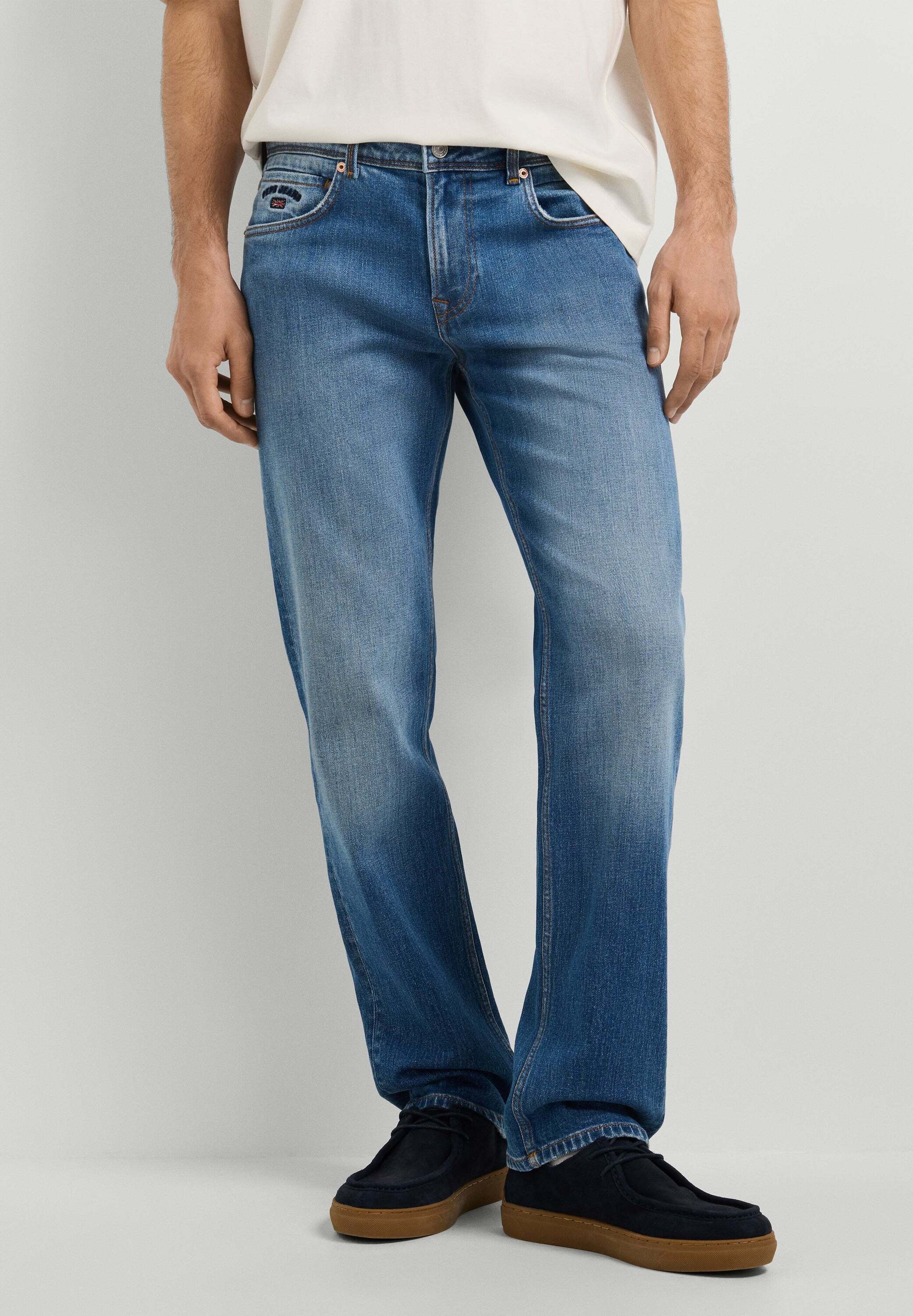 Pepe Jeans 1100000002199 »relaxed fit jeans STRAIGHT JEANS CASH BRIT MEDIUM«