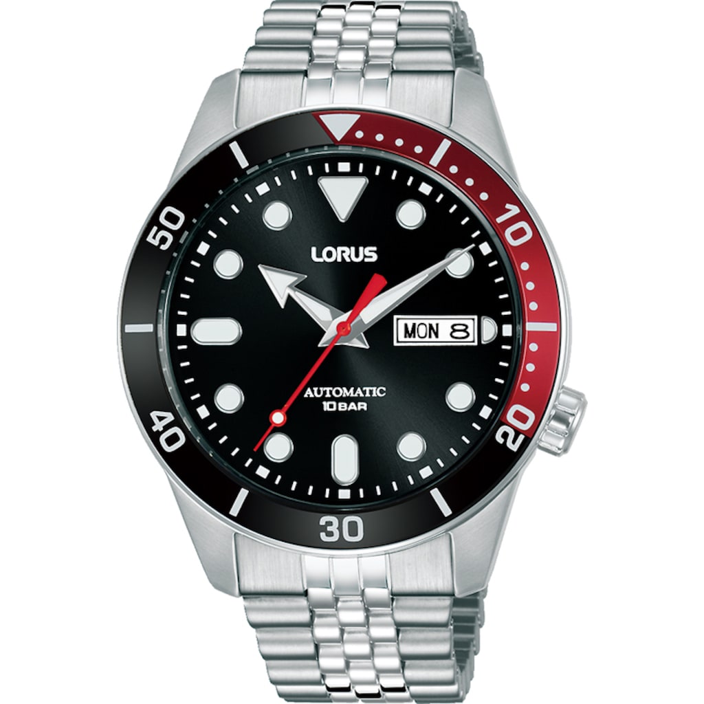 LORUS Automatikuhr »Lorus Automatik, RL447AX9«, Armbanduhr, Herrenuhr, Datum