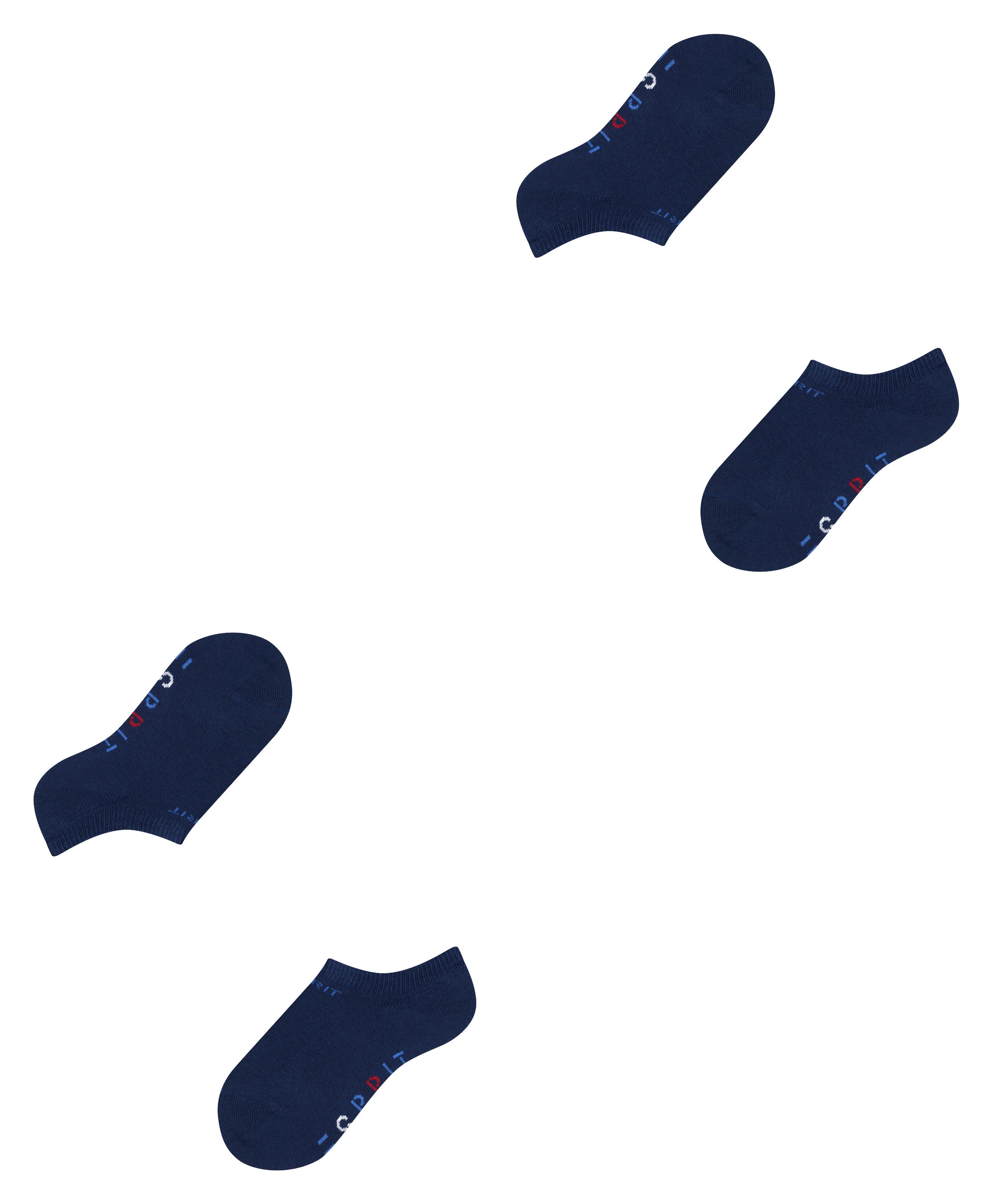 Esprit Sneakersocken »Foot Logo« 2 Paar,  verstärkt, knöchelfrei, Cotton-Mix