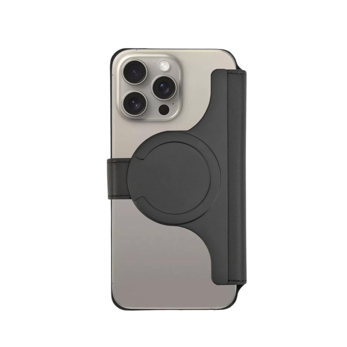 4smarts Flip Case »Universal Magnet Wallet CoinCaddy XL«, MagSafe UltiMag Portemonnaie, RFID Schutz, iPhone 12, 13, 14, 15 Serie