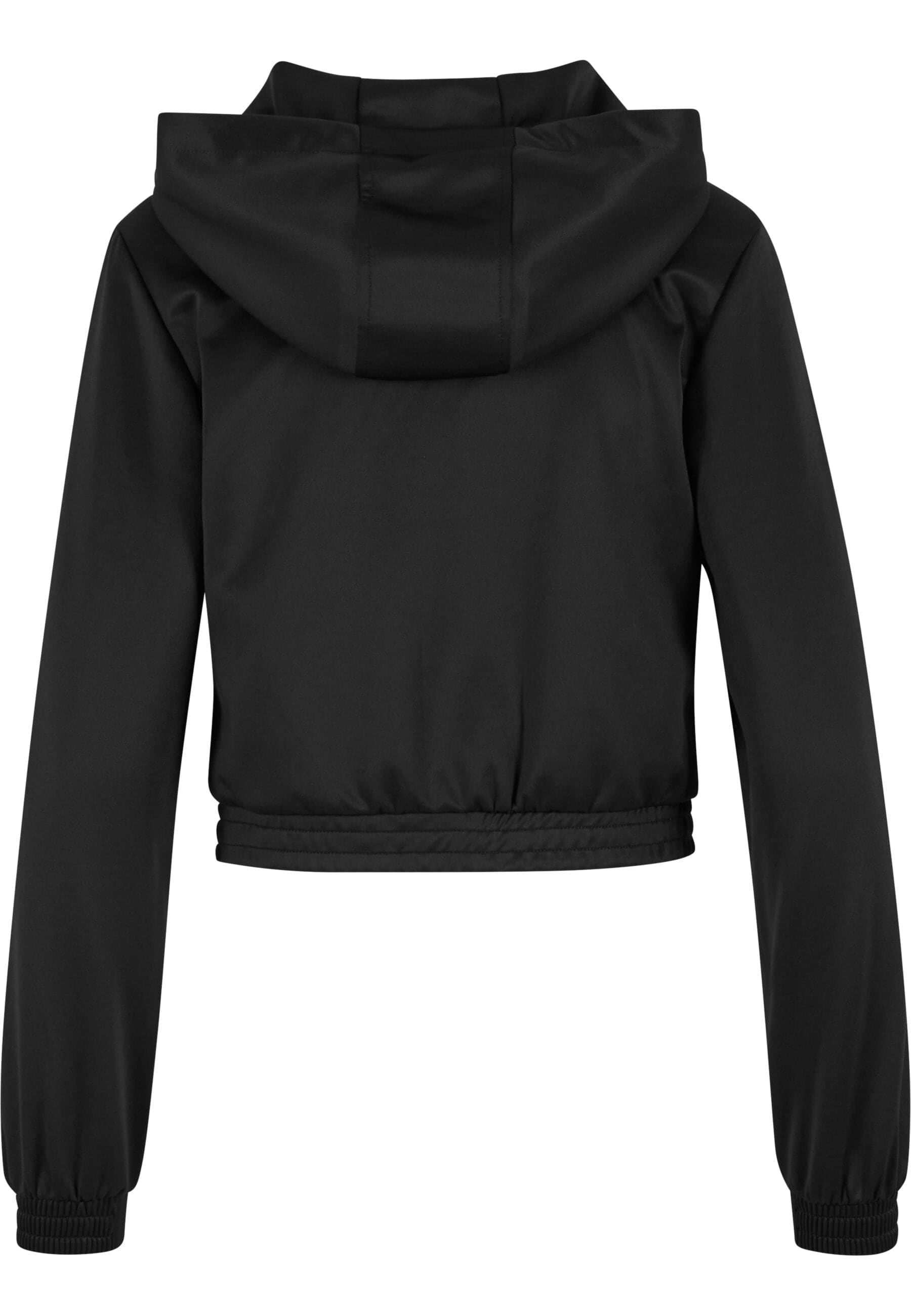 URBAN CLASSICS Trainingsjacke »Urban Classics Ladies Cropped Track Jacket«, (1 St.), mit Kapuze
