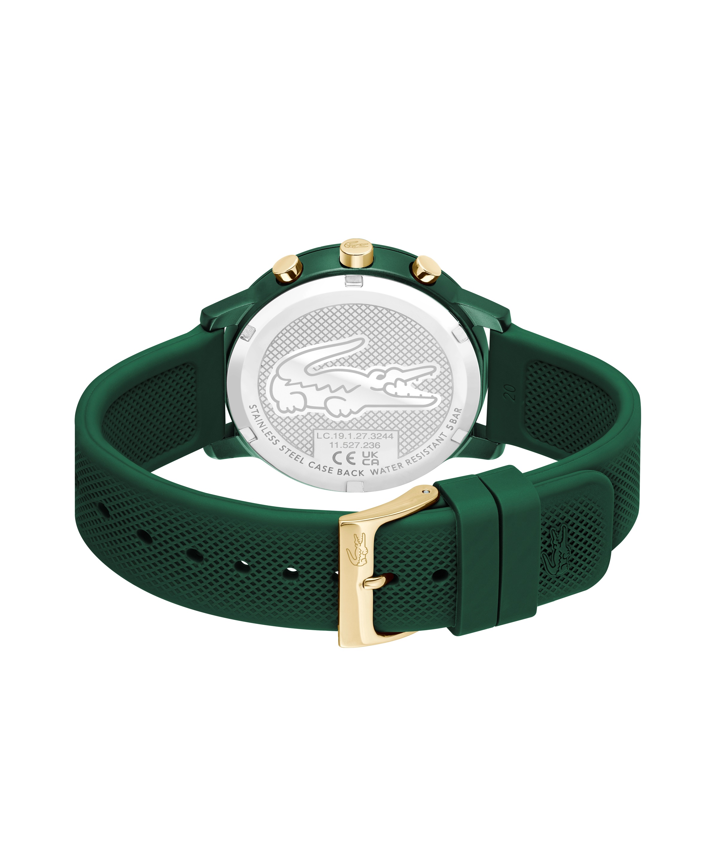 Lacoste Multifunktionsuhr »LACOSTE.12.12 MOVE MULTI« Quarzuhr, Armbanduhr, Herrenuhr, Silikonarmband, analog