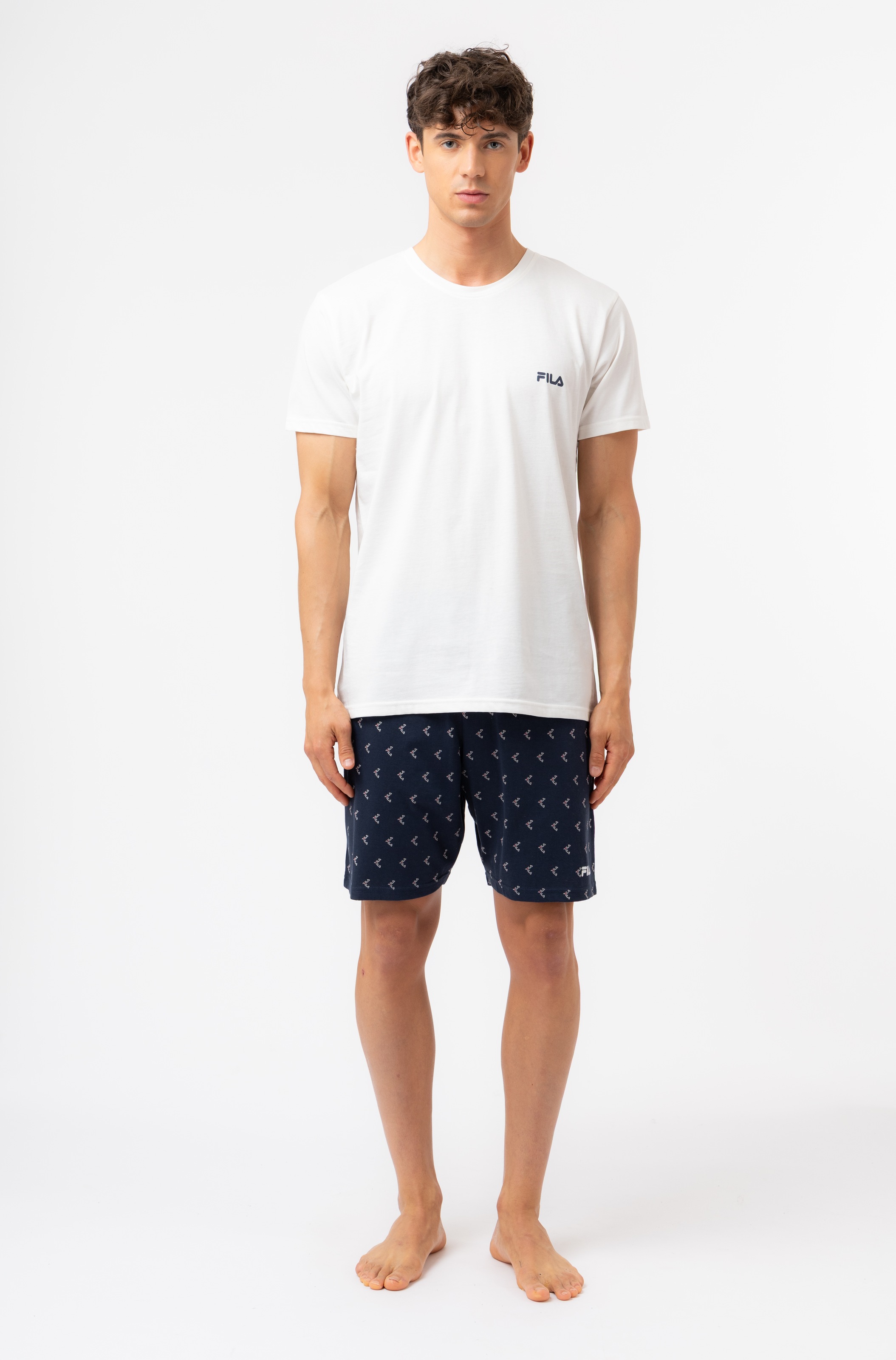 Fila Shorty 2 mit Rundhalsausschnitt, Kurzarm, Cotton günstig online kaufen