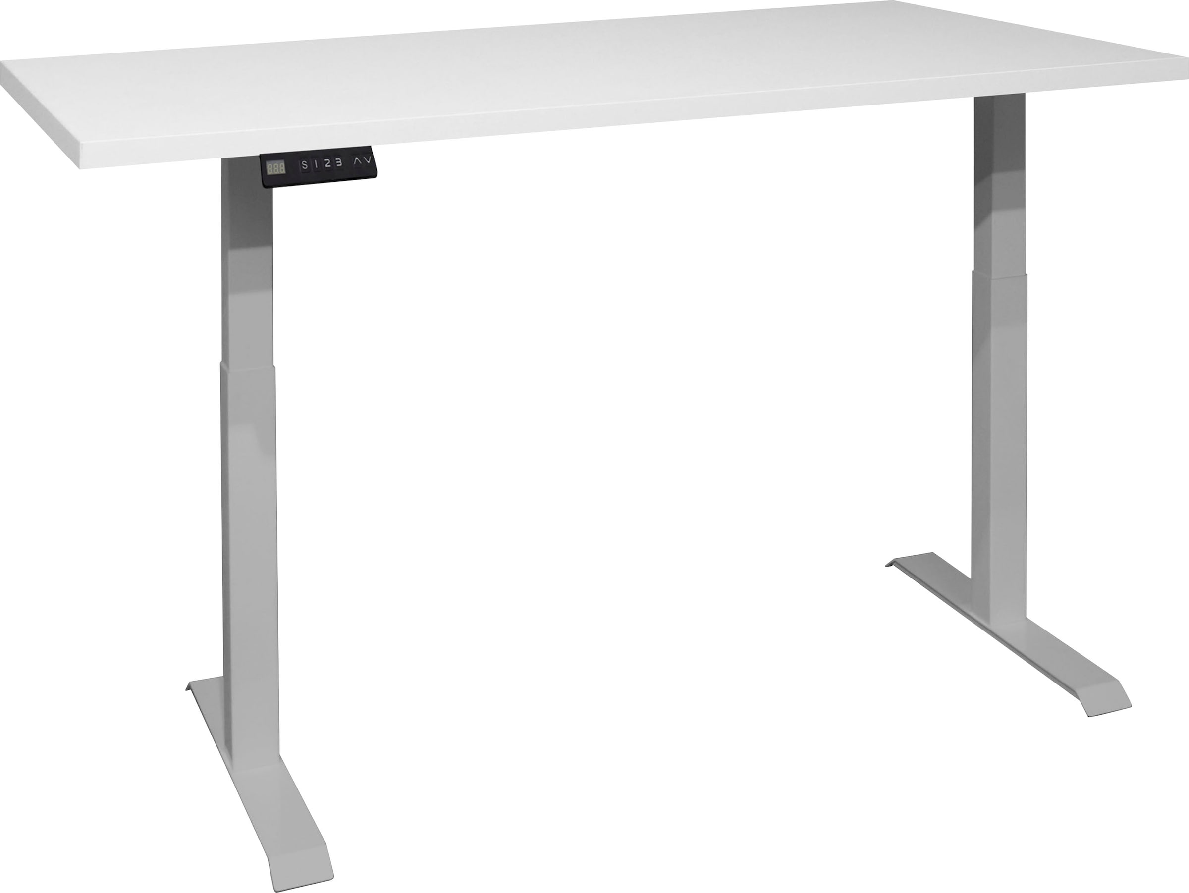 Mäusbacher Schreibtisch "Big System Office", Breite 140 cm, elektrisch höhenverstellbar