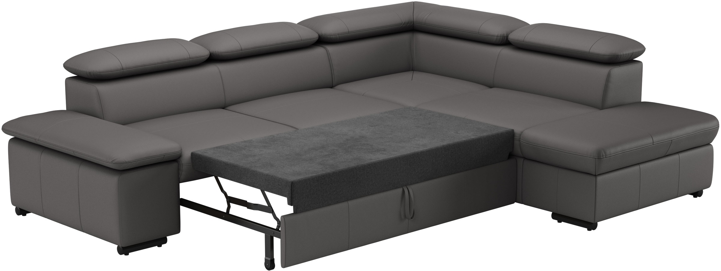 sit&more Ecksofa »Alcudia L-Form«, mit Armteilverstellung, optional Kopfteilverstellung und Bettfunktion