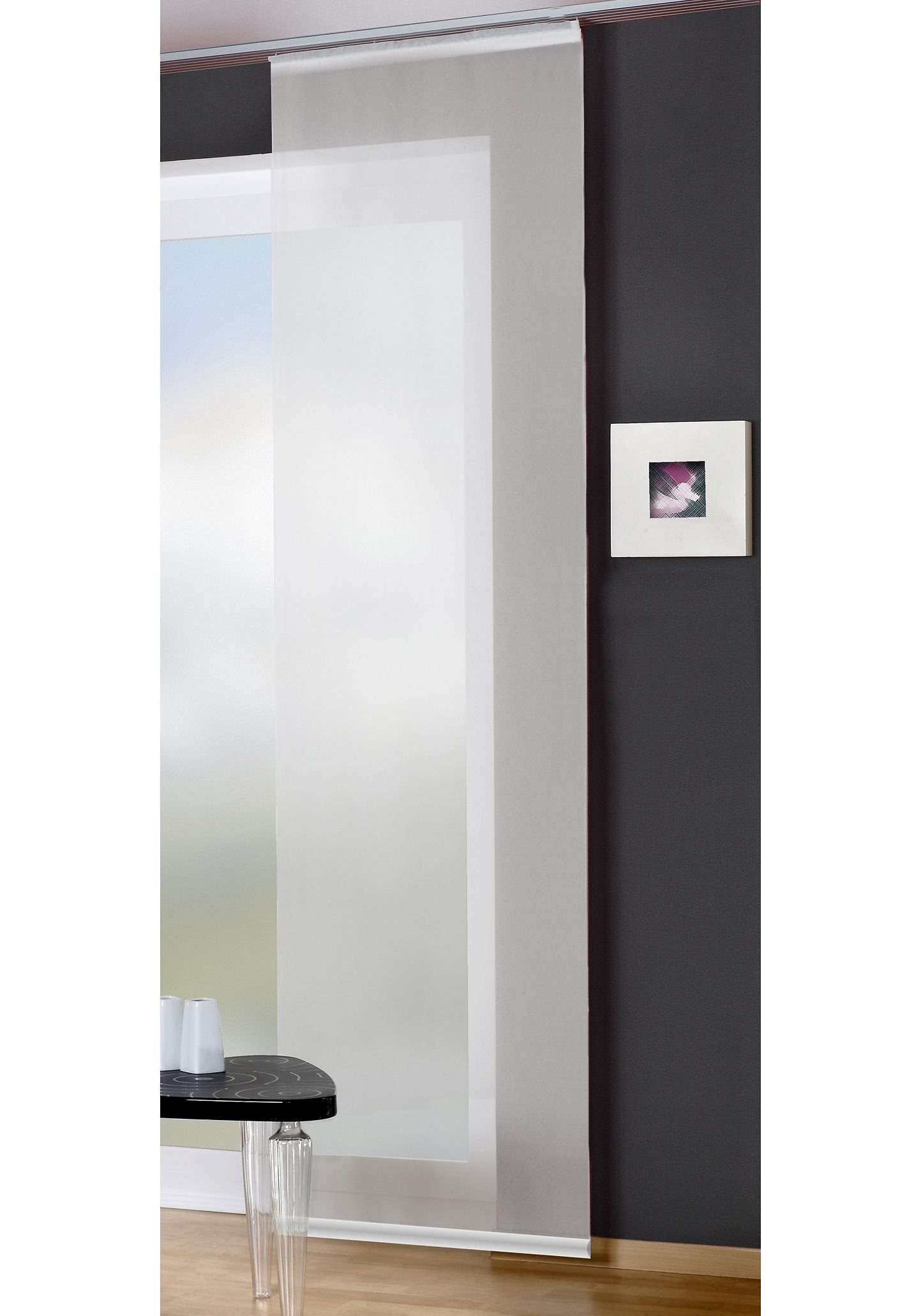 HOME WOHNIDEEN Schiebegardine "Wittenhagen" Klettband 1 Stk. tlg. HxB: 245x günstig online kaufen