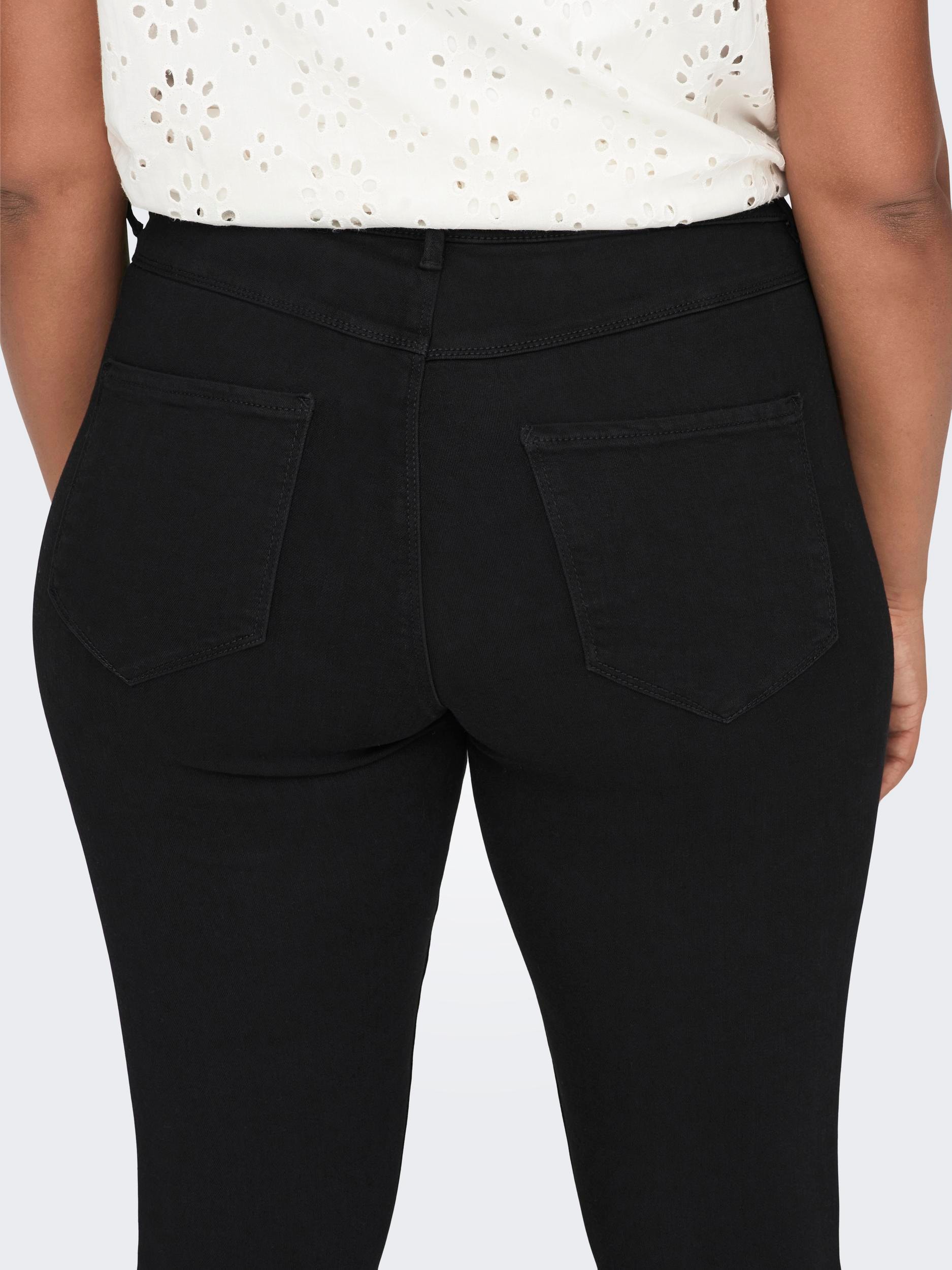 Carmakoma by Only Damen Jeans CARSTORM PUSH UP JEANS - Skinny Fit - Schwarz günstig online kaufen