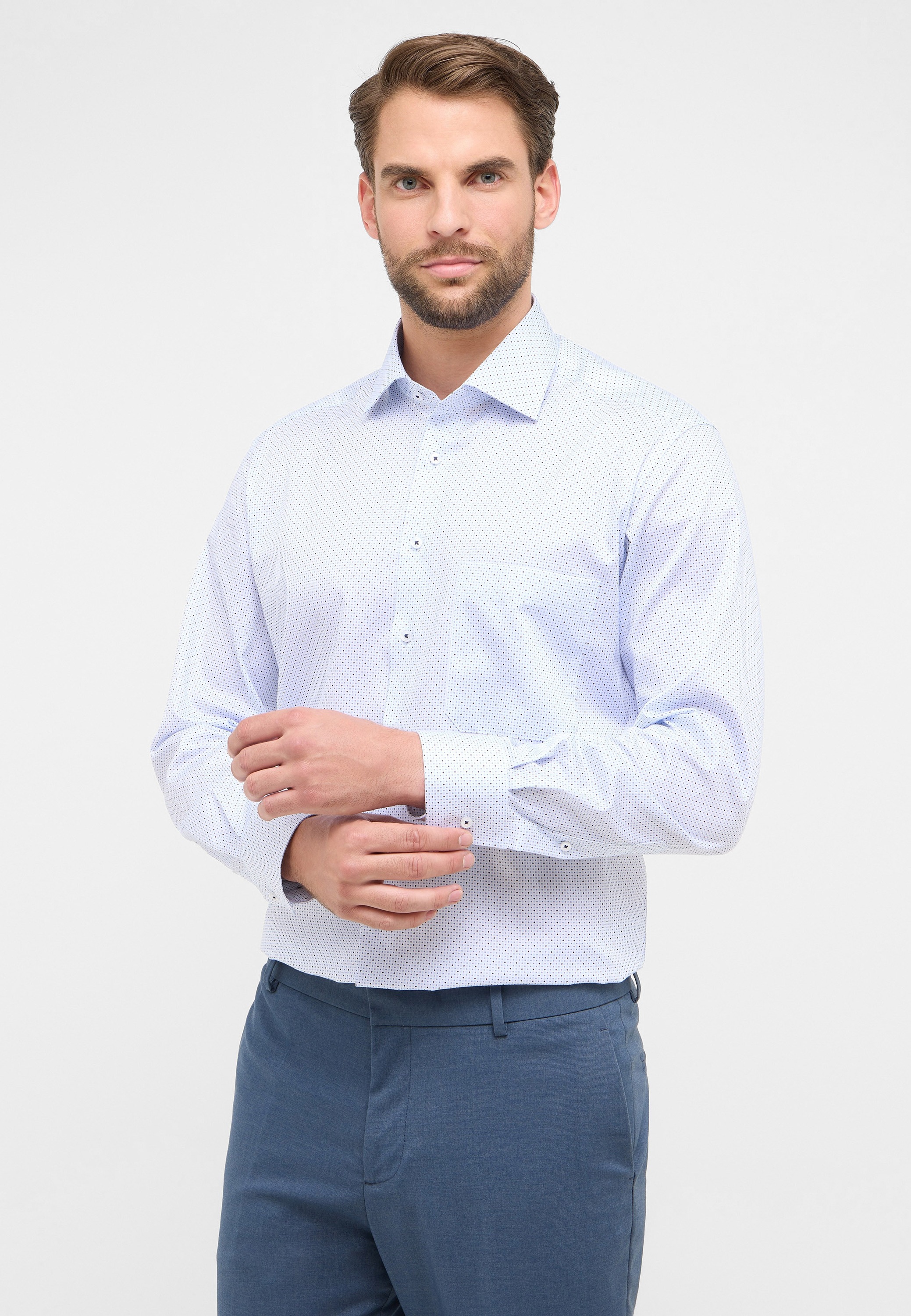 Eterna Langarmhemd "COMFORT FIT" NON IRON (bügelfrei) günstig online kaufen