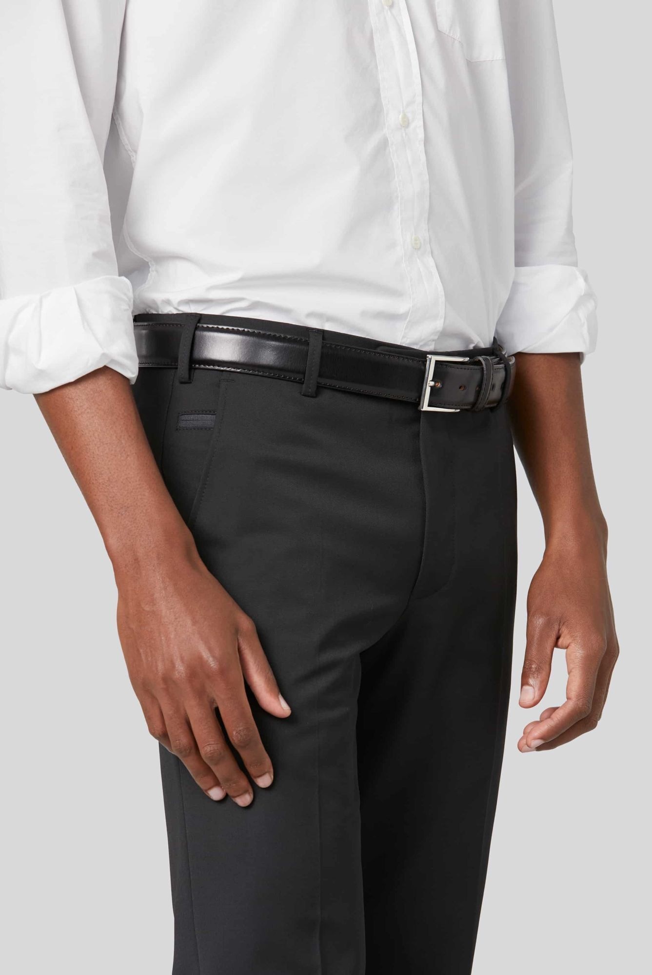 MEYER Bonn Herren Chinos Schwarz 54 3