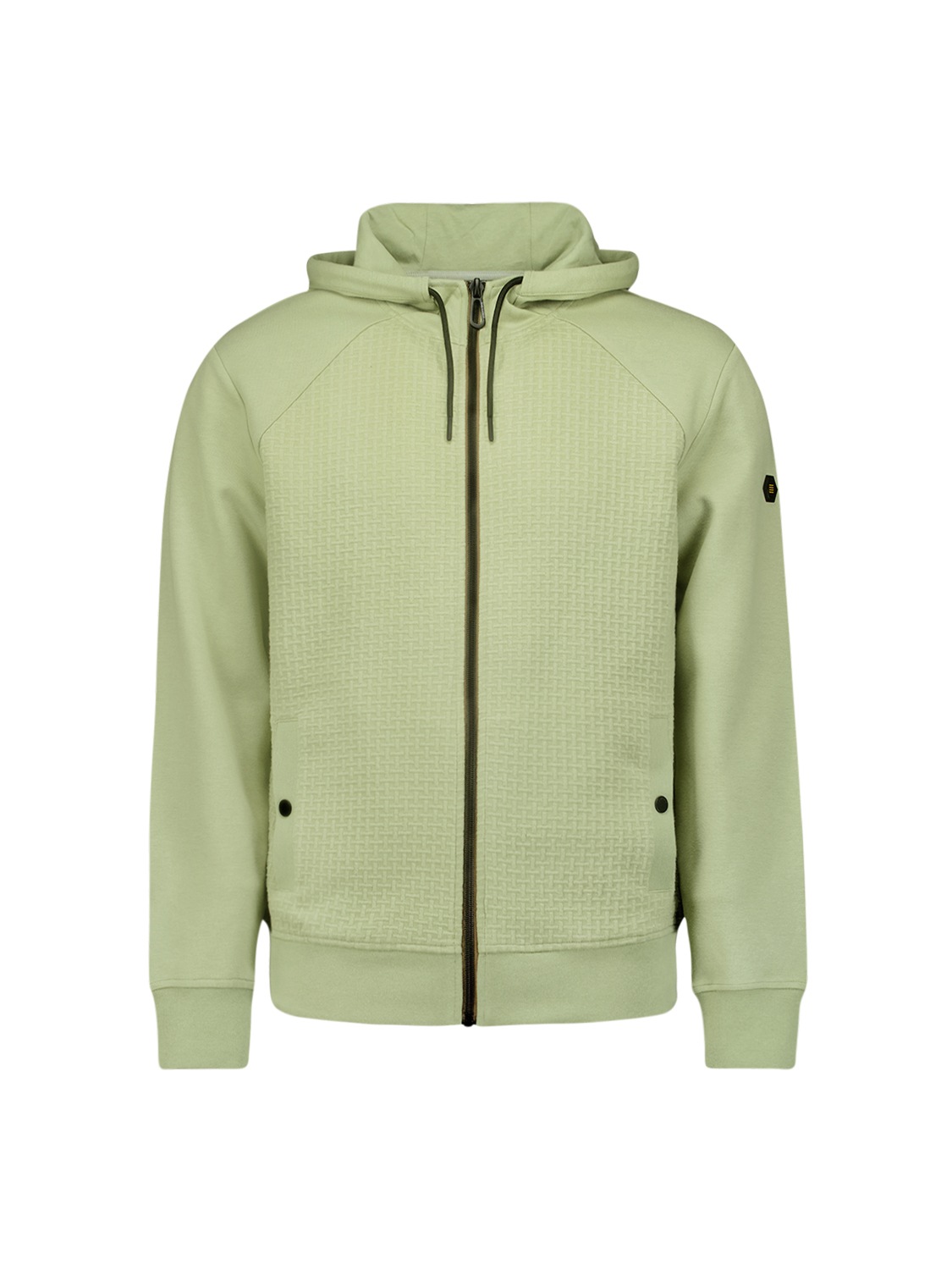 NO EXCESS Sweater »No Excess Jacquard-Kapuzenweste Pullover«