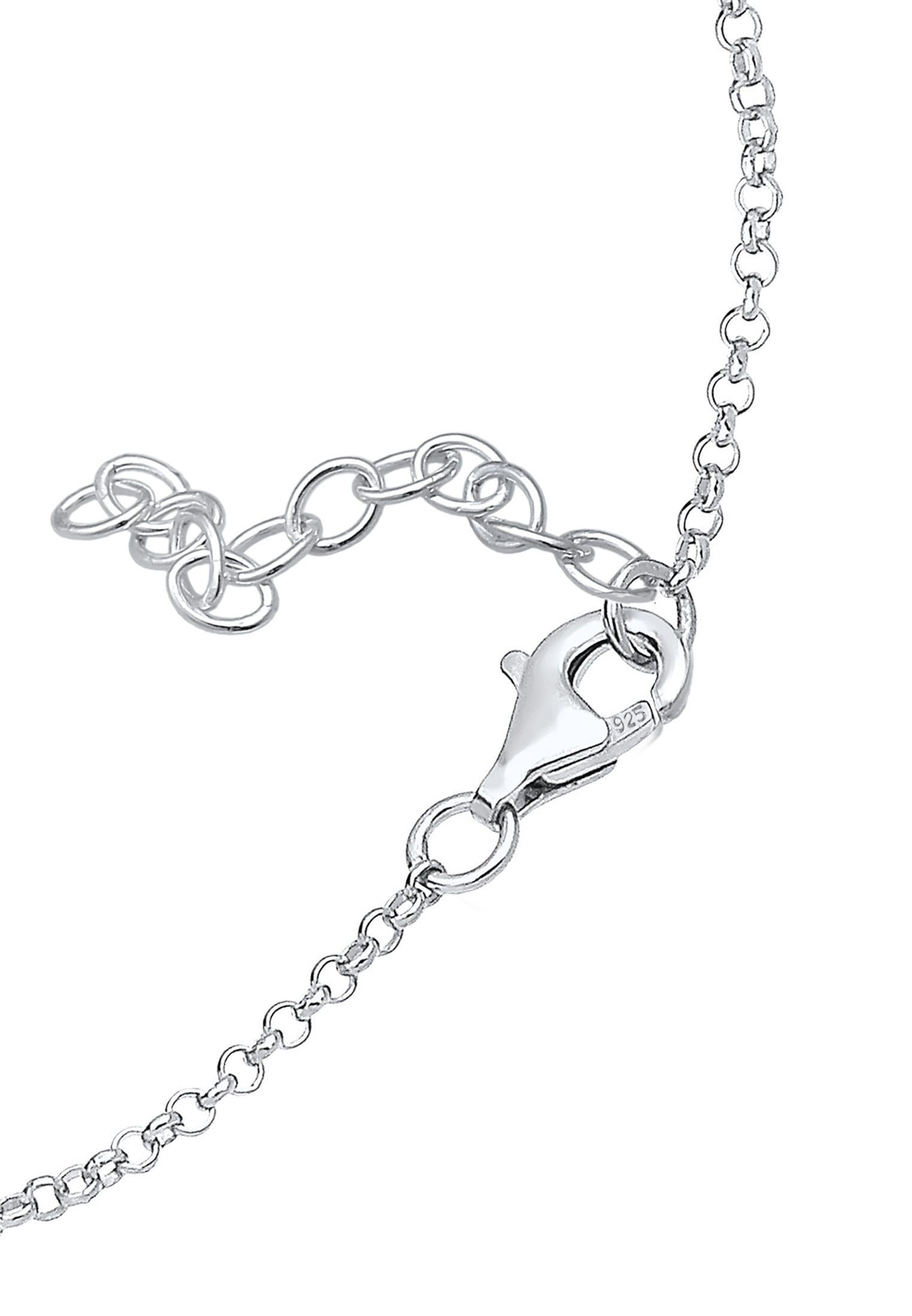 Elli DIAMONDS Armband »Herz Love Diamant (0.015 ct) 925 Silber«