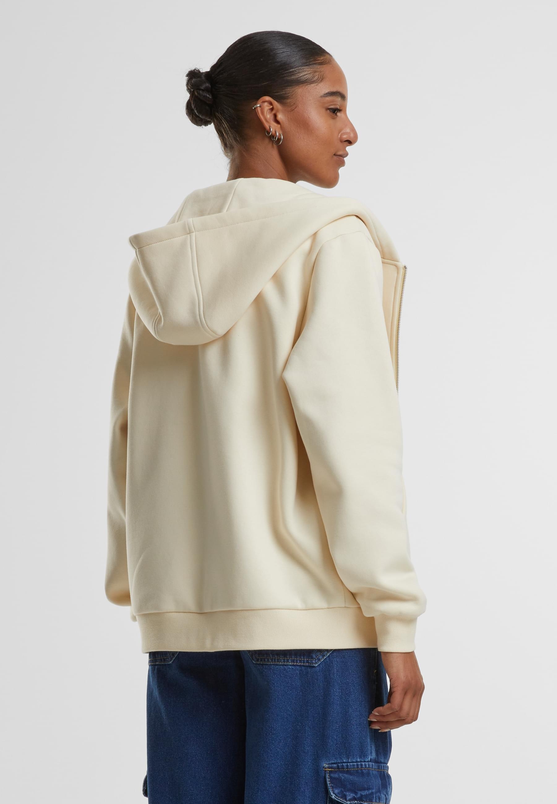 URBAN CLASSICS Sweatjacke »Urban Classics Ladies Fluffy Zip Cardigan«