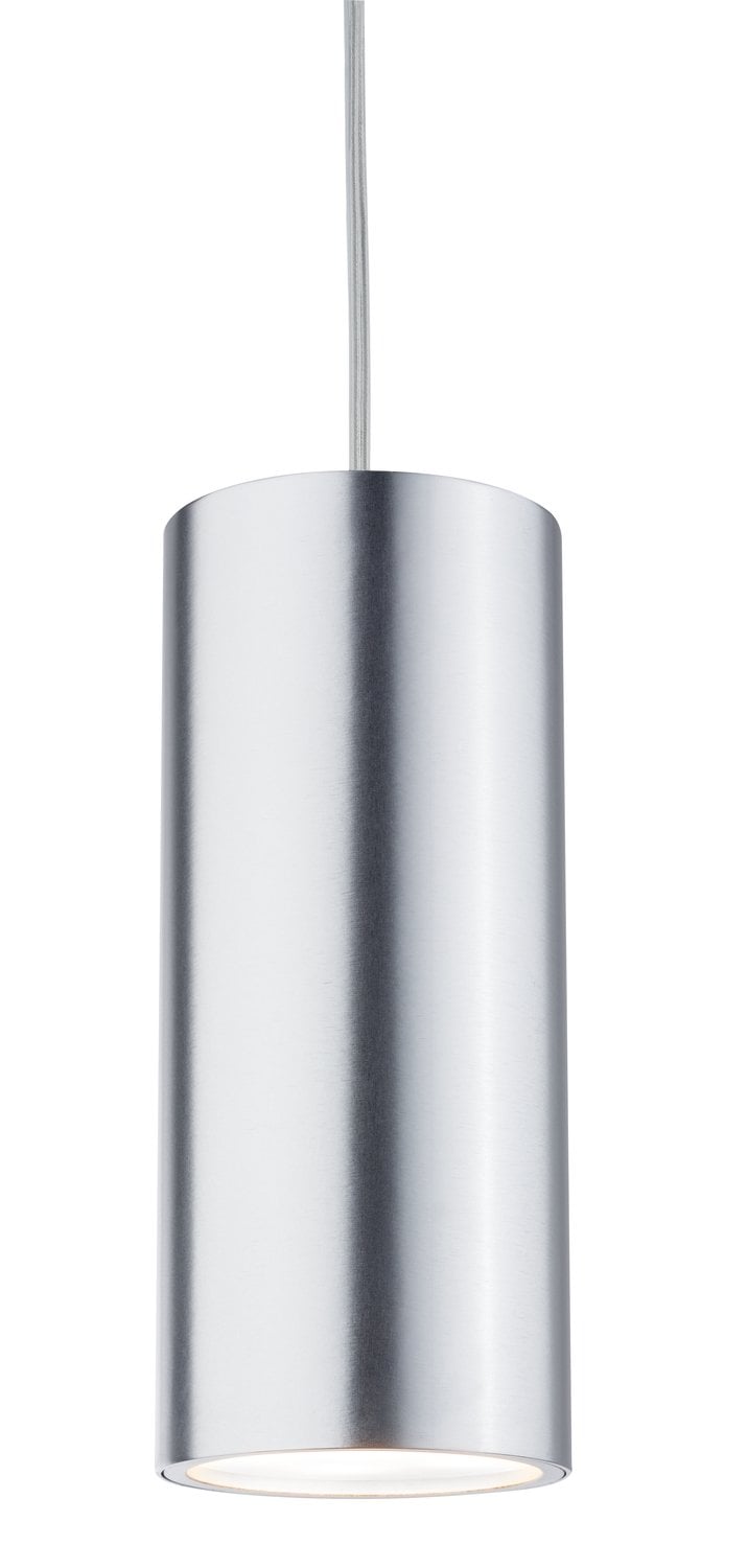 Paulmann Schienensystem-Leuchten »URail Pendel Barrel 370lm 6W 2700K 230V Chrom matt, Alu eloxiert 230V«