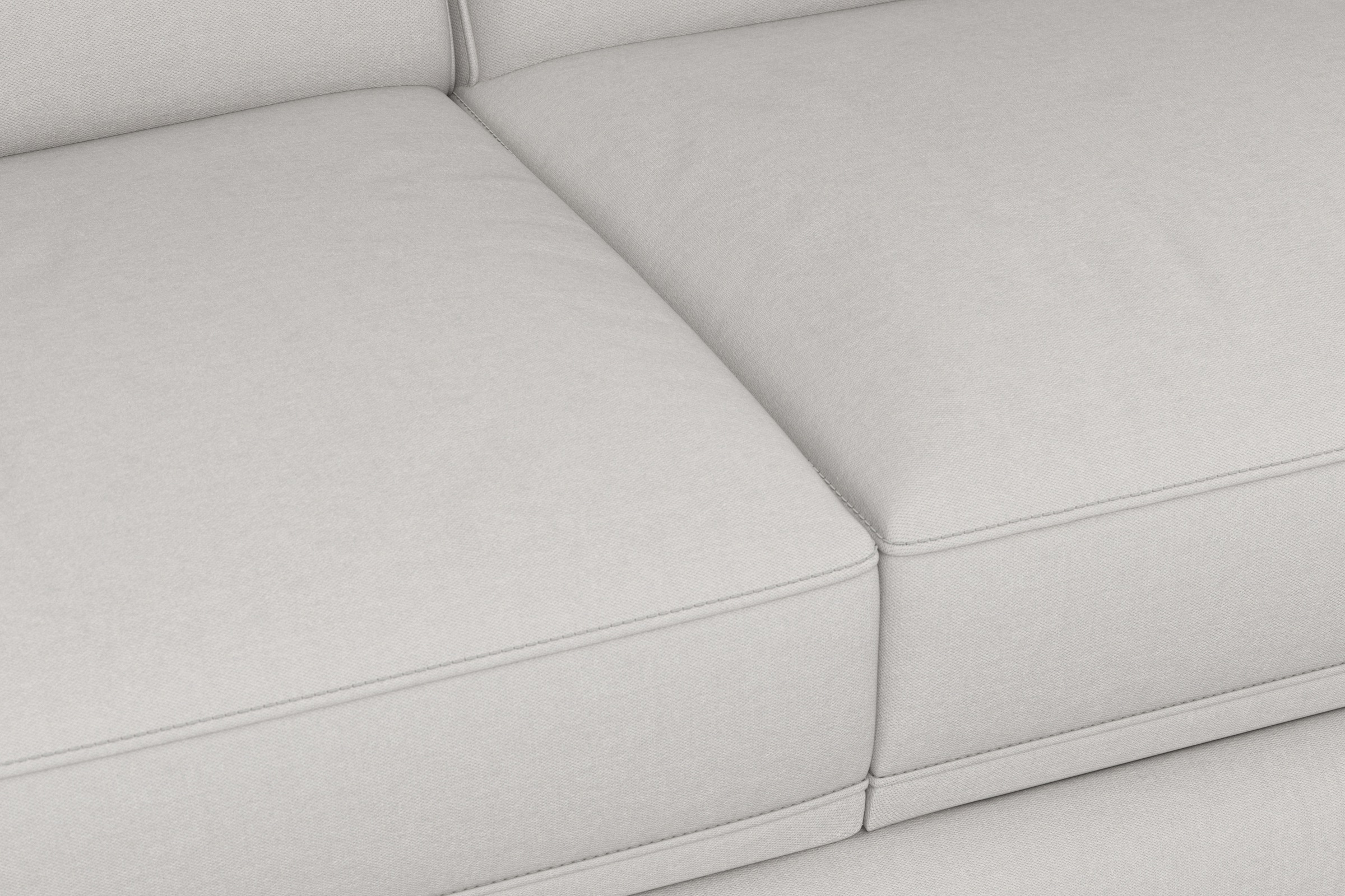 sit&more Ecksofa »Dundee L-Form«, mit Federkern und Massivholzfüßen, wahlweise mit Kopfteilverstellung