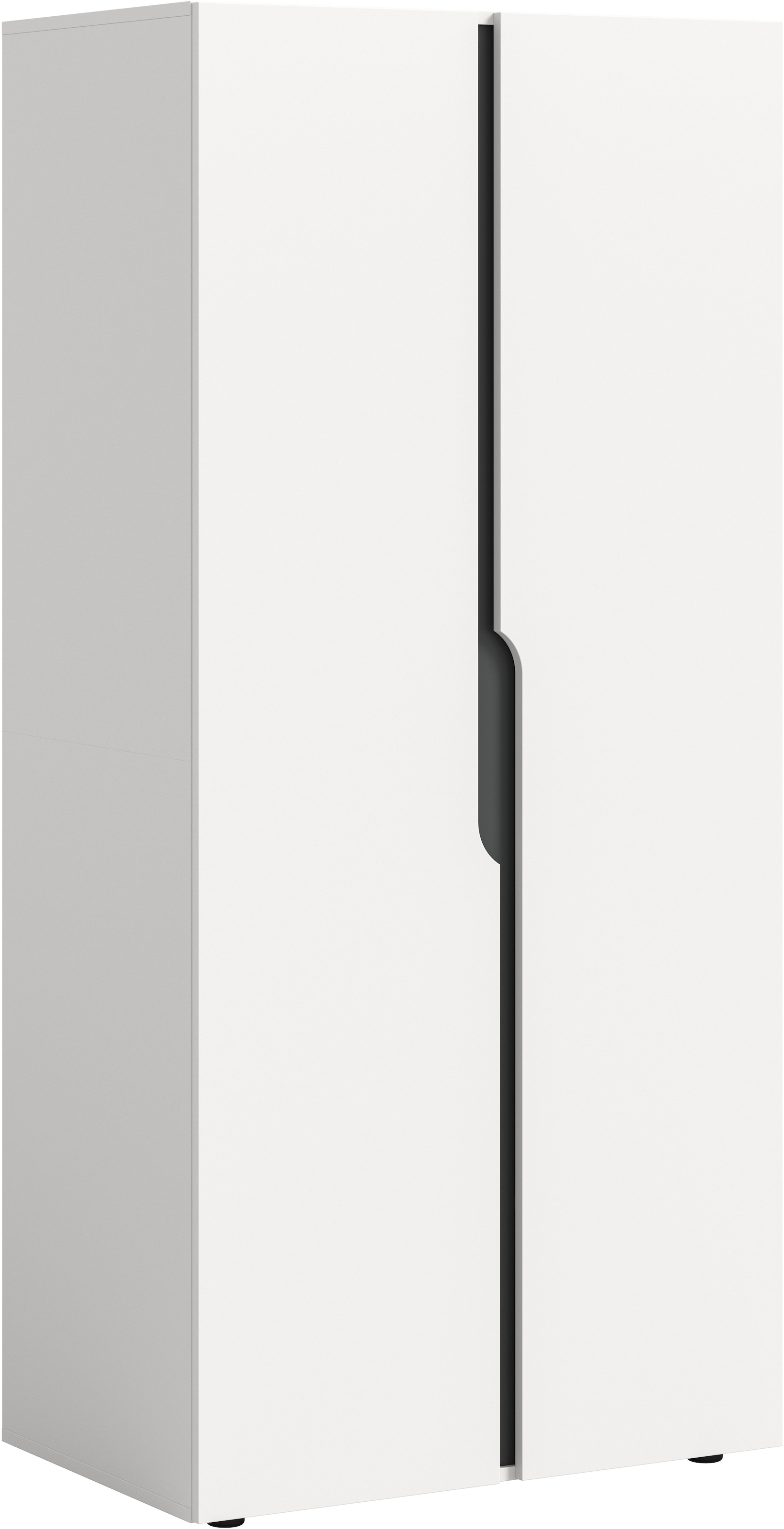 Home affaire Kleiderschrank »BJÖRNEBORG, TOPSELLER!, Schlafzimmerschrank, Garderobe, Schrank« inklusive Wechselblende in anthrazit und Artisan Eiche Nachbildung,  Breite 80cm, Kleiderstange, 2 Böden