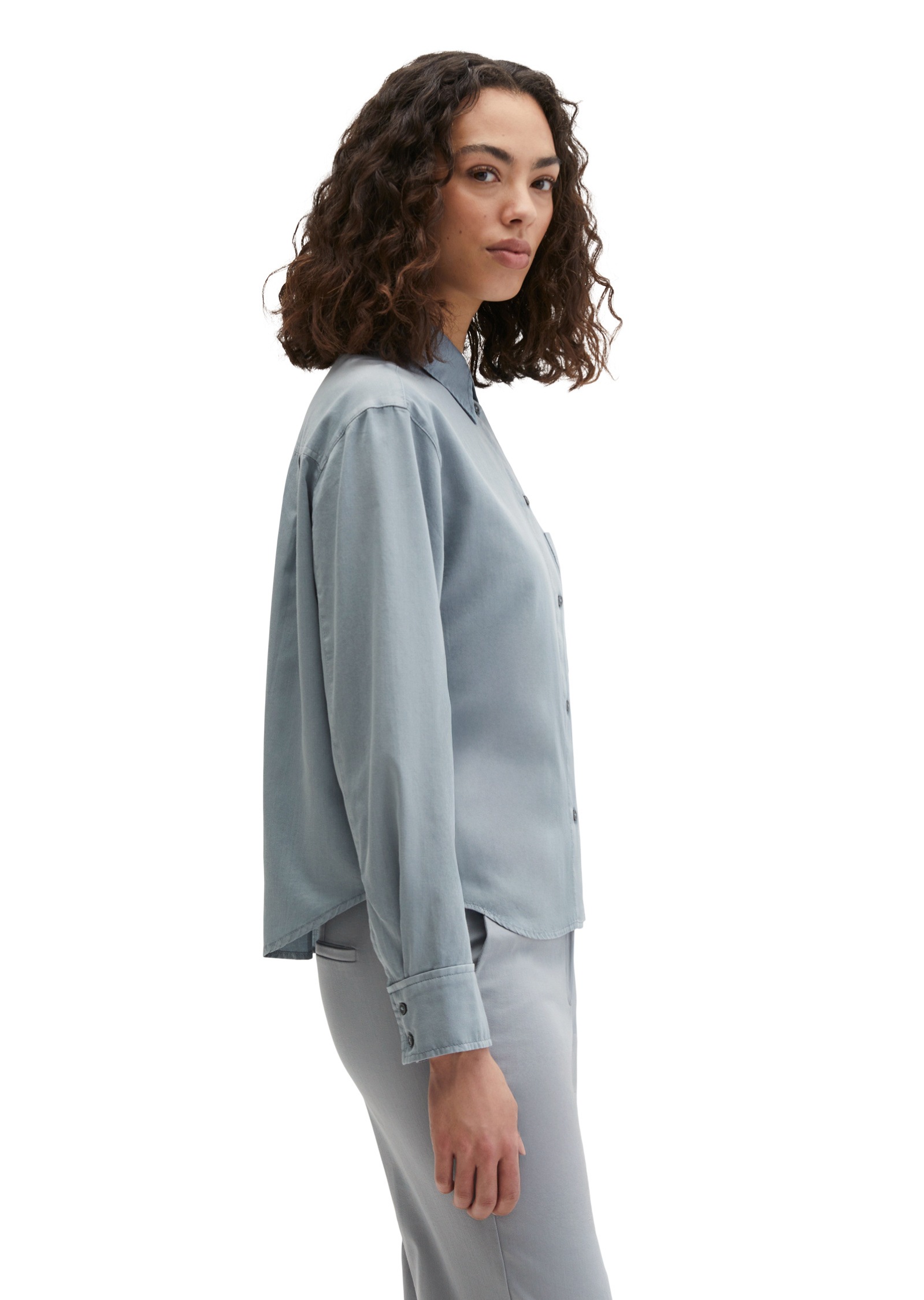 Marc OPolo Langarmbluse "aus Baumwoll-Satin" günstig online kaufen