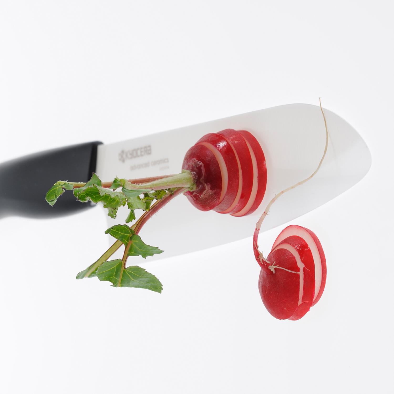 KYOCERA Santokumesser »GEN«, (1 tlg.), ultraleicht, Klingenlänge 14 cm, extrabreit