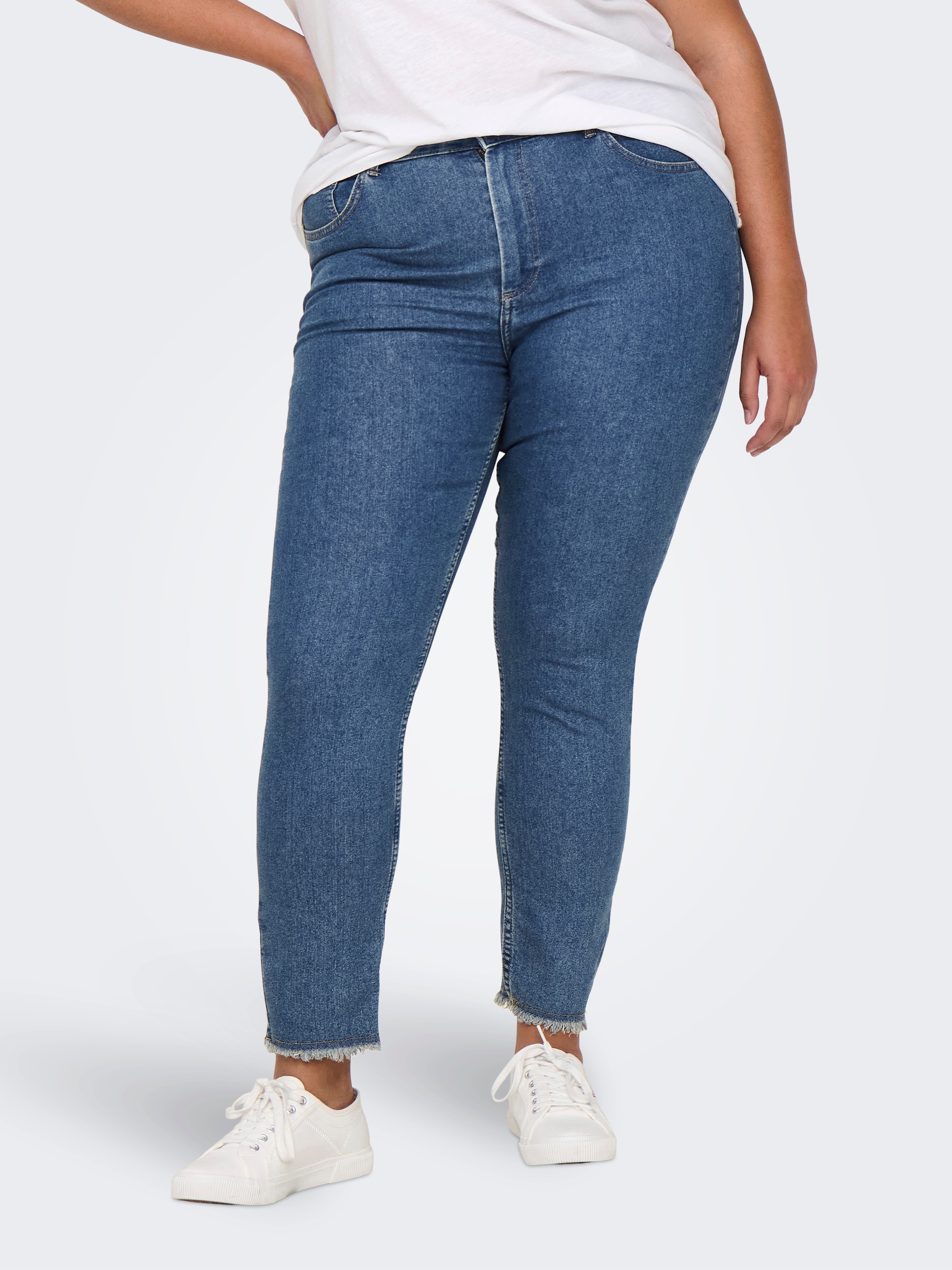 ONLY CARMAKOMA Skinny-fit-Jeans »CARHUSH MID SKINNY A...