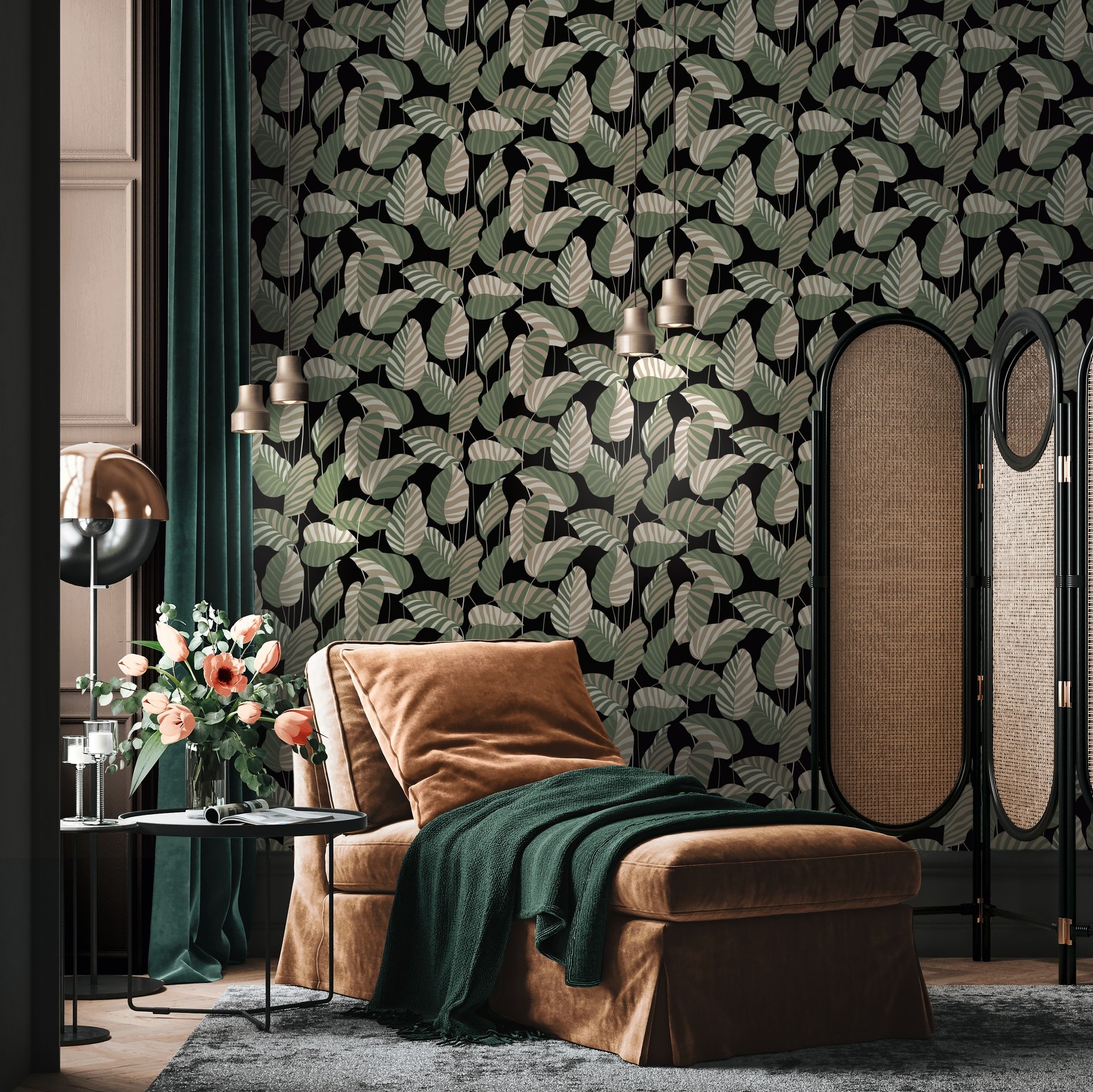 A.S. Création Vliestapete »Antigua Tapete mit Blättern«, matt-gemustert-neutral, Florale Tapete Pflanzen Blätter Tapeten Wohnzimmer Schlafzimmer Küche
