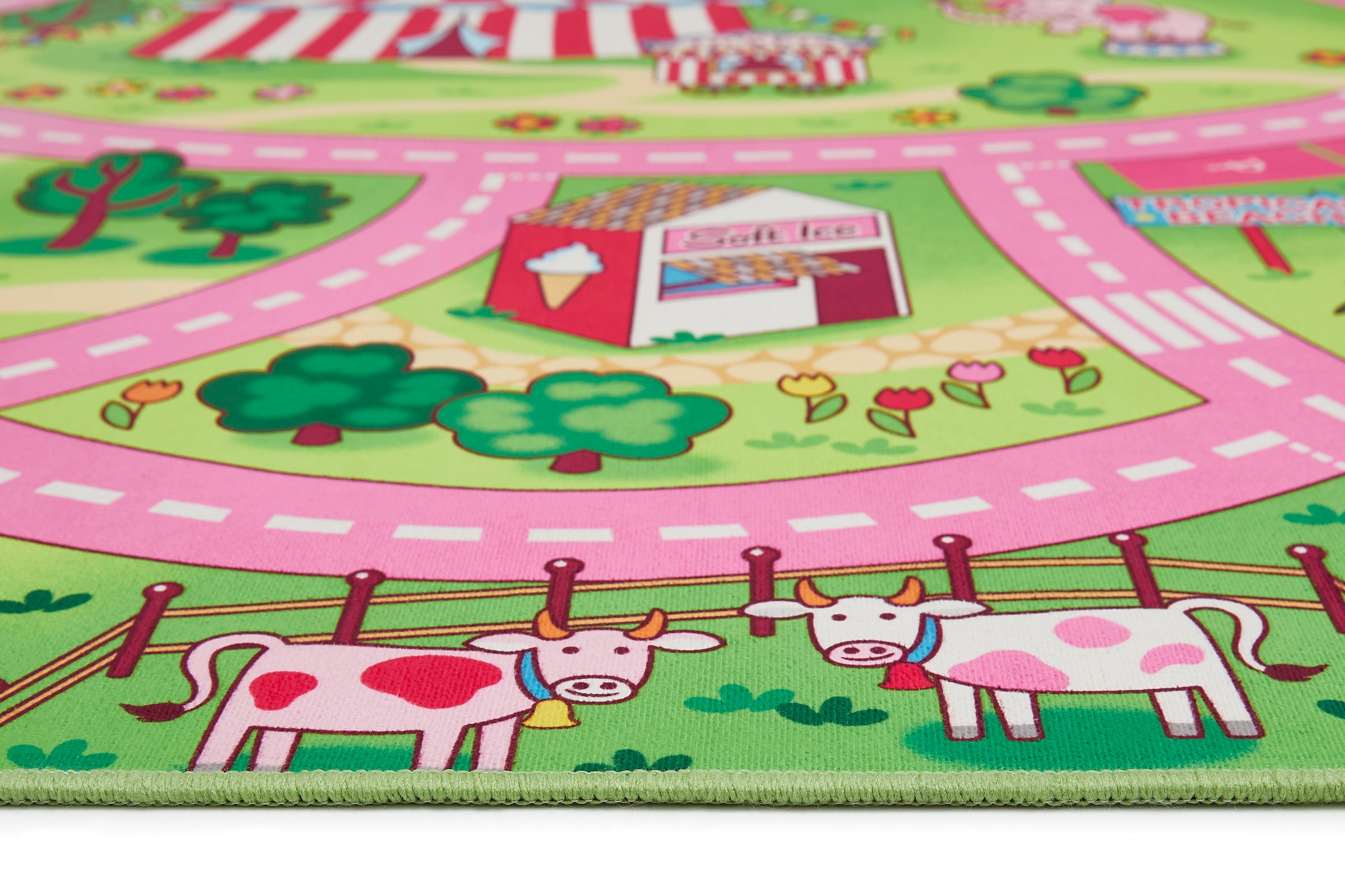 Andiamo Kinderteppich »Street«, rechteckig, 5 mm Höhe, Straßen-Spiel-Teppich, weiche Spielunterlage, rutschhemmend