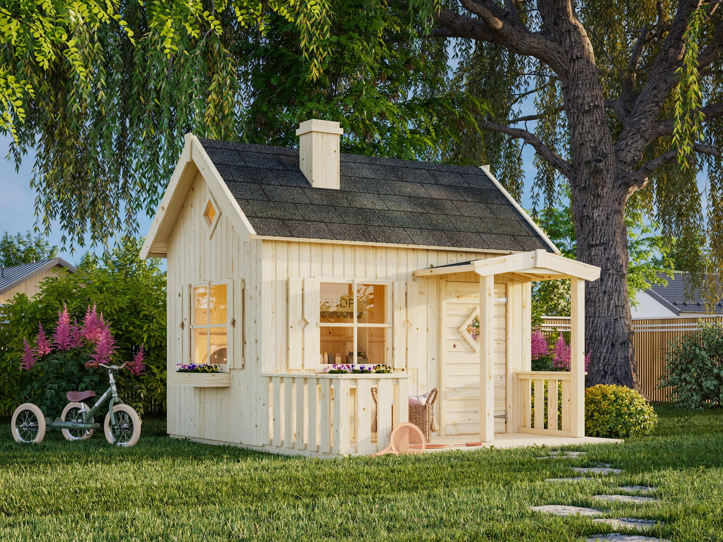 Palmako Spielhaus »Otto 3,6 m²« BxTxH: 266x272x220 cm