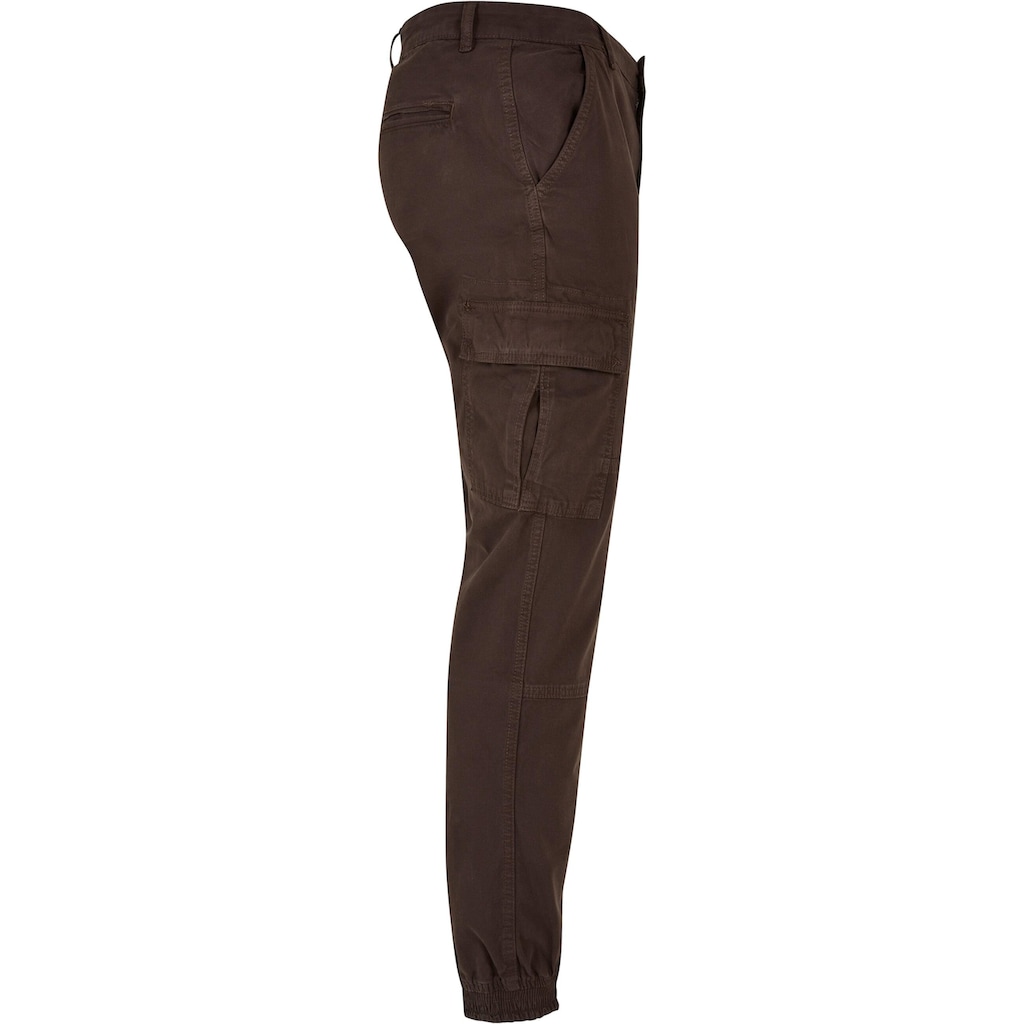 URBAN CLASSICS Cargohose »Urban Classics Herren Washed Cargo Twill Jogging Pants«, (1 tlg.)