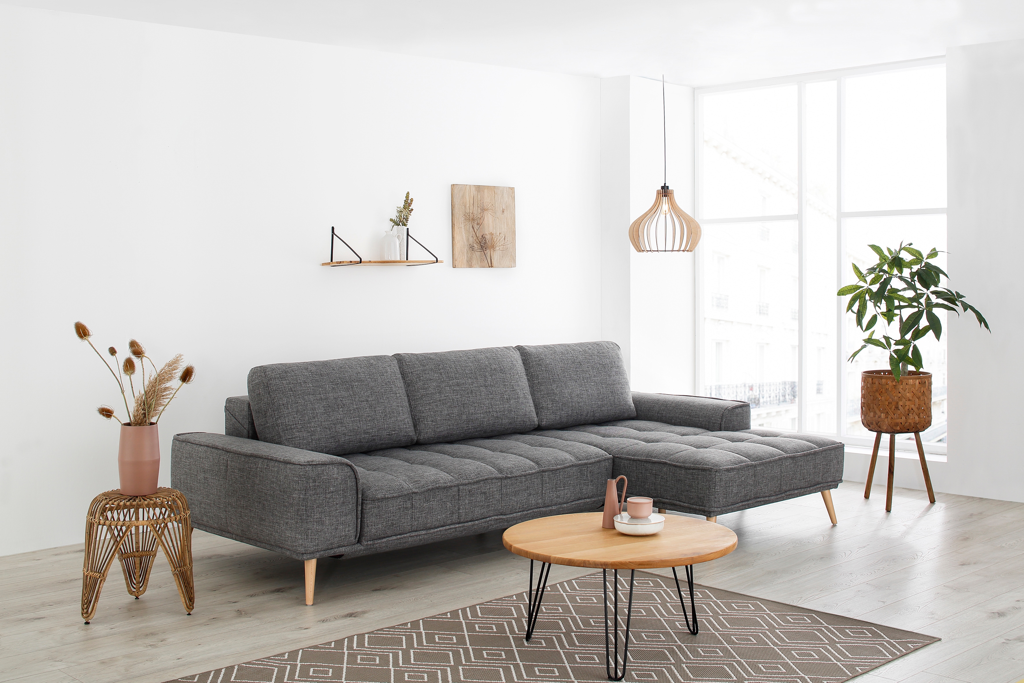 OTTO products Ecksofa Illija, mit zertifizierten recycelten Bezugsstoffen