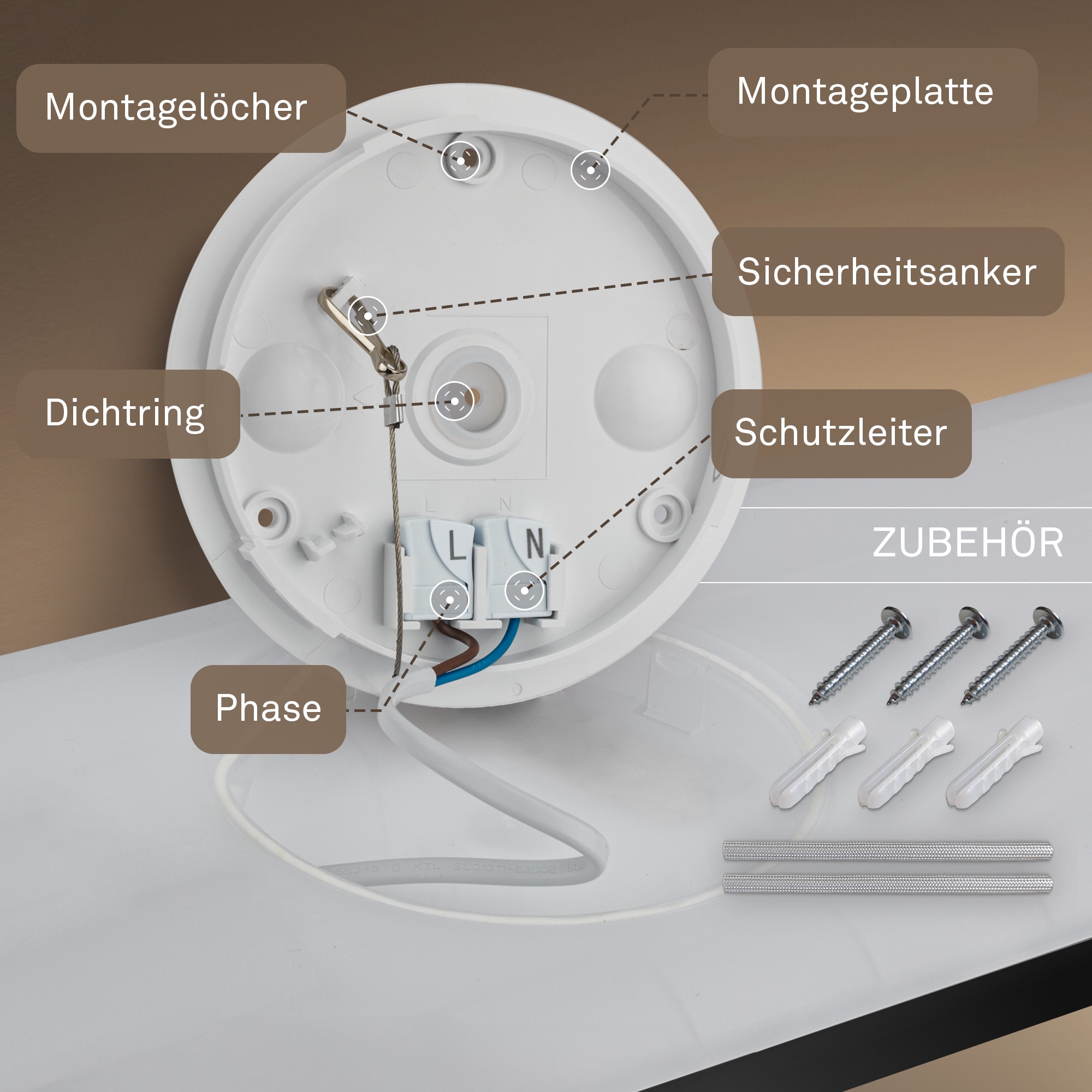 B.K.Licht LED Panel »SHALLOW« LED-Board 1 Stk. Neutralweiß 98x20x3 cm, Badlampe, Badezimmer, Küche, Wohnzimmer