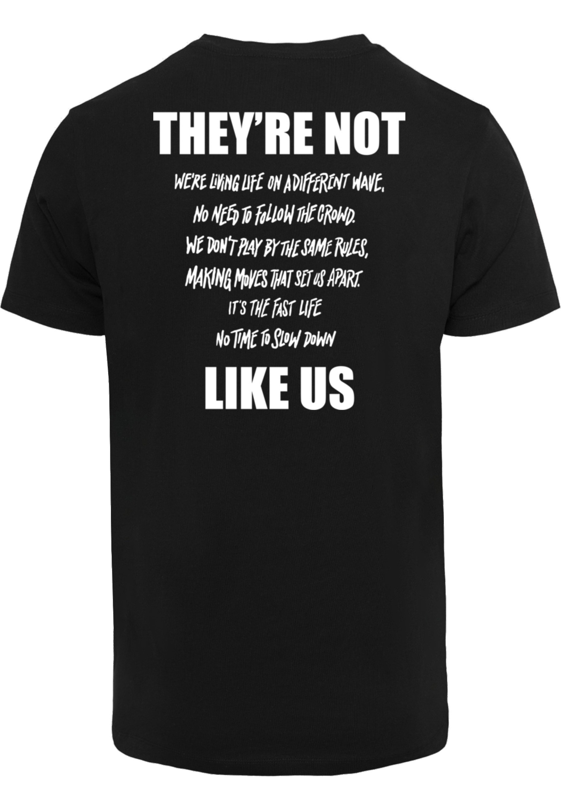 MisterTee T-Shirt "MisterTee Theyre Not Like Us Tee" 1 Stk. günstig online kaufen
