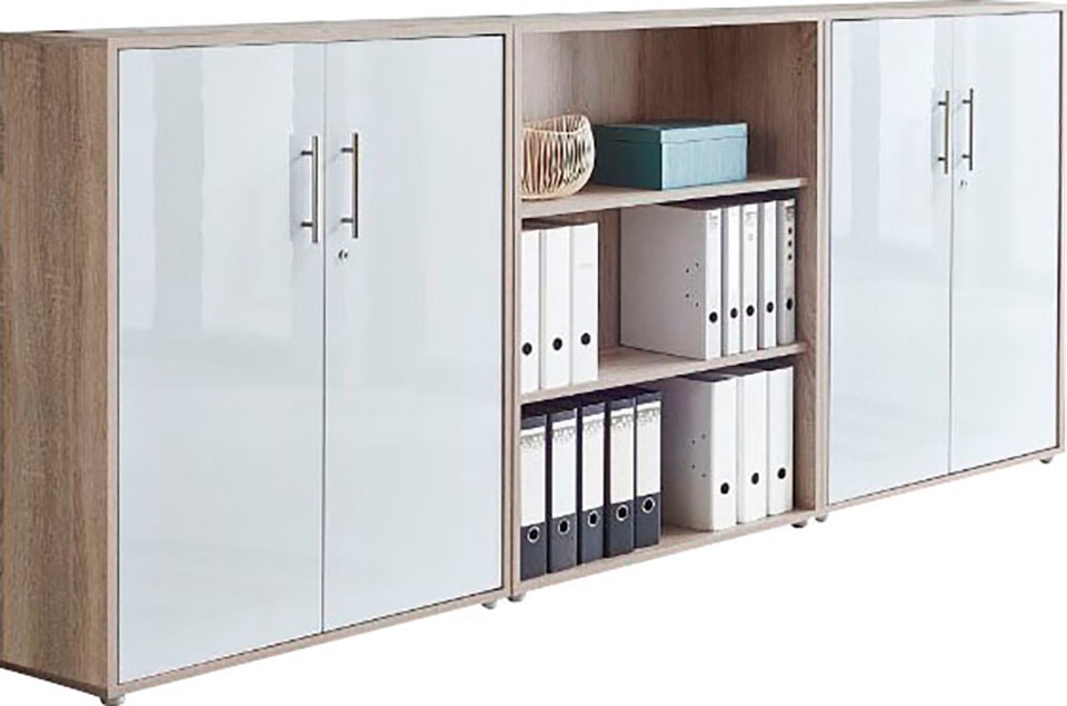 BMG Möbel Büromöbel-Set "Tabor", (Set, 3 tlg.) günstig online kaufen