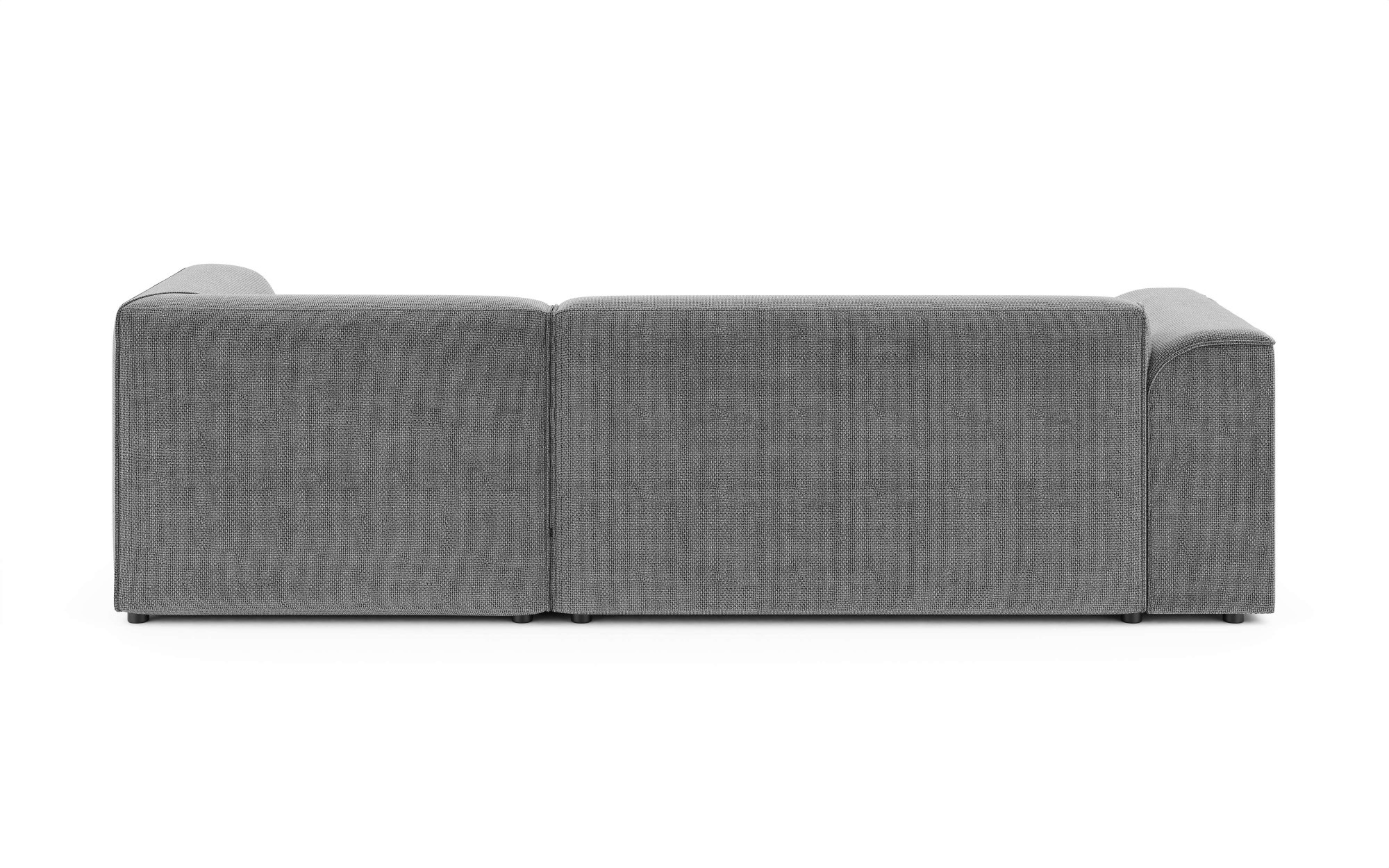 INOSIGN Ecksofa »MERID L-Form (257 cm), zeitlos & stilvolles Design,«, Aufwendig gepolstert, in Cord, Chenille und Struktur