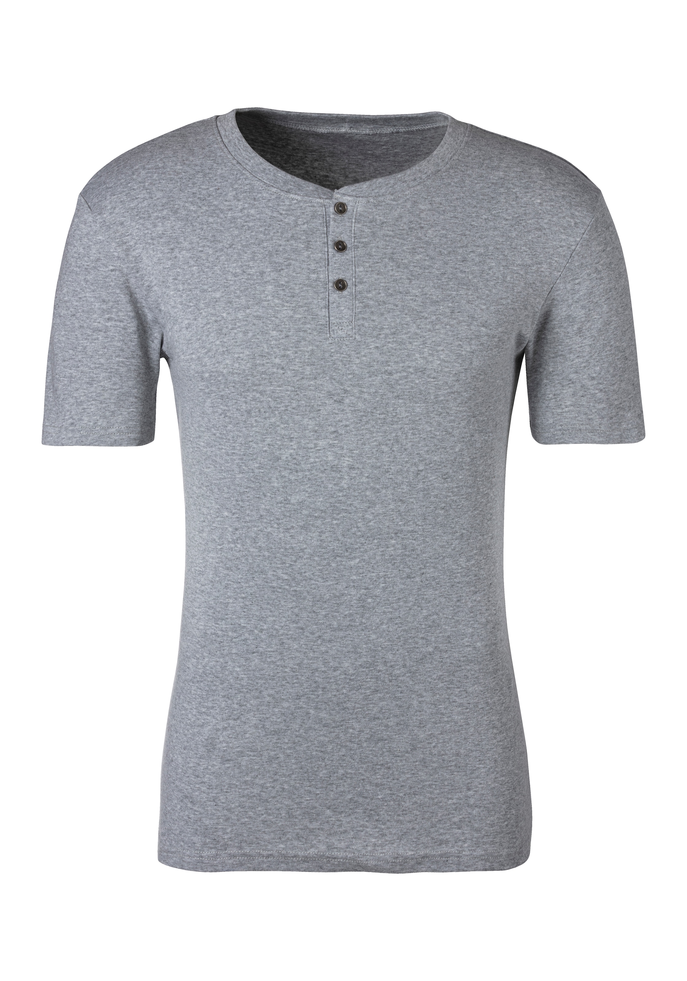 H.I.S T-Shirt, mit aufwendiger Knopfleiste, perfekt als Unterziehshirt