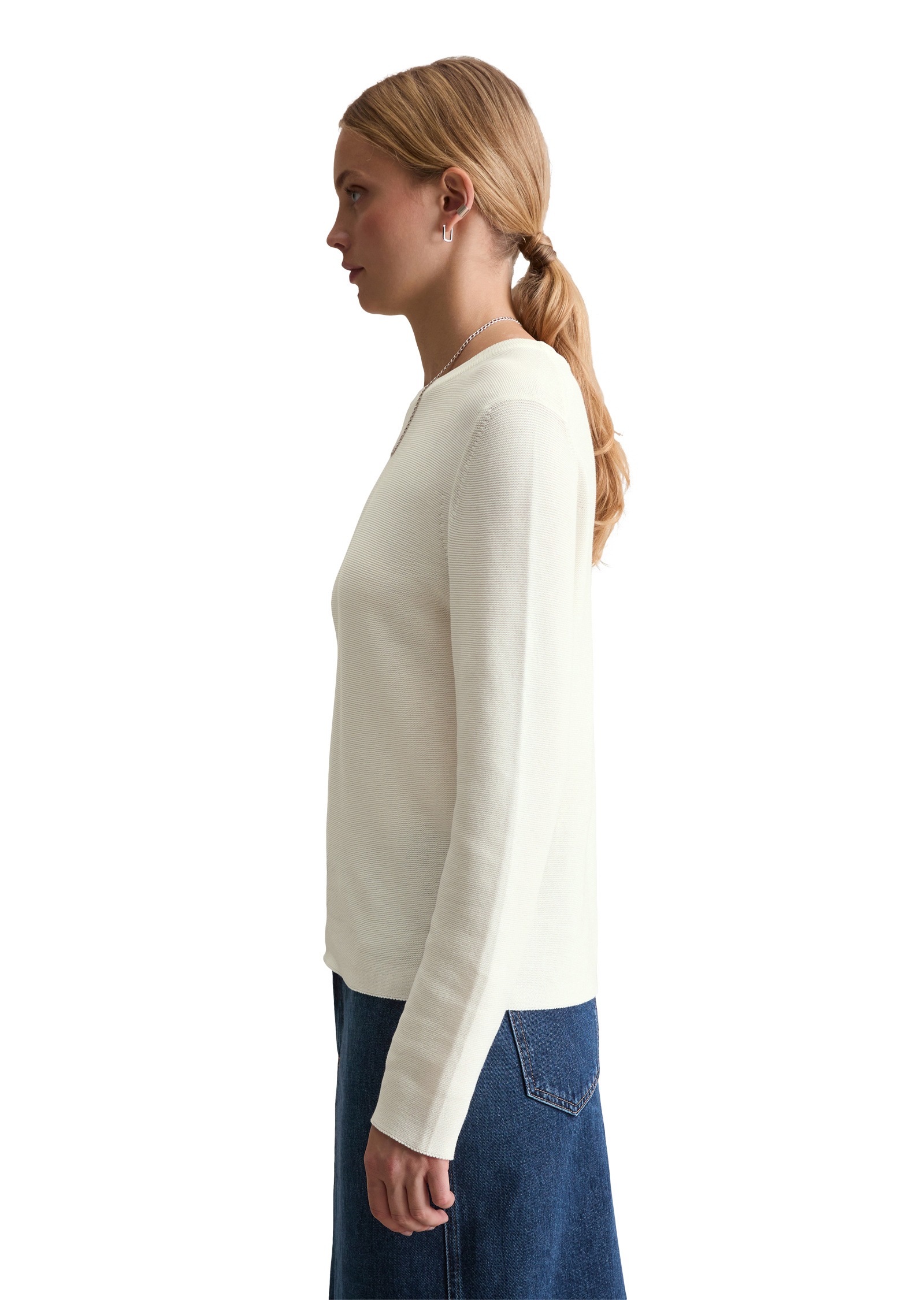 Marc OPolo DENIM Strickpullover "aus reinem Organic Cotton" günstig online kaufen