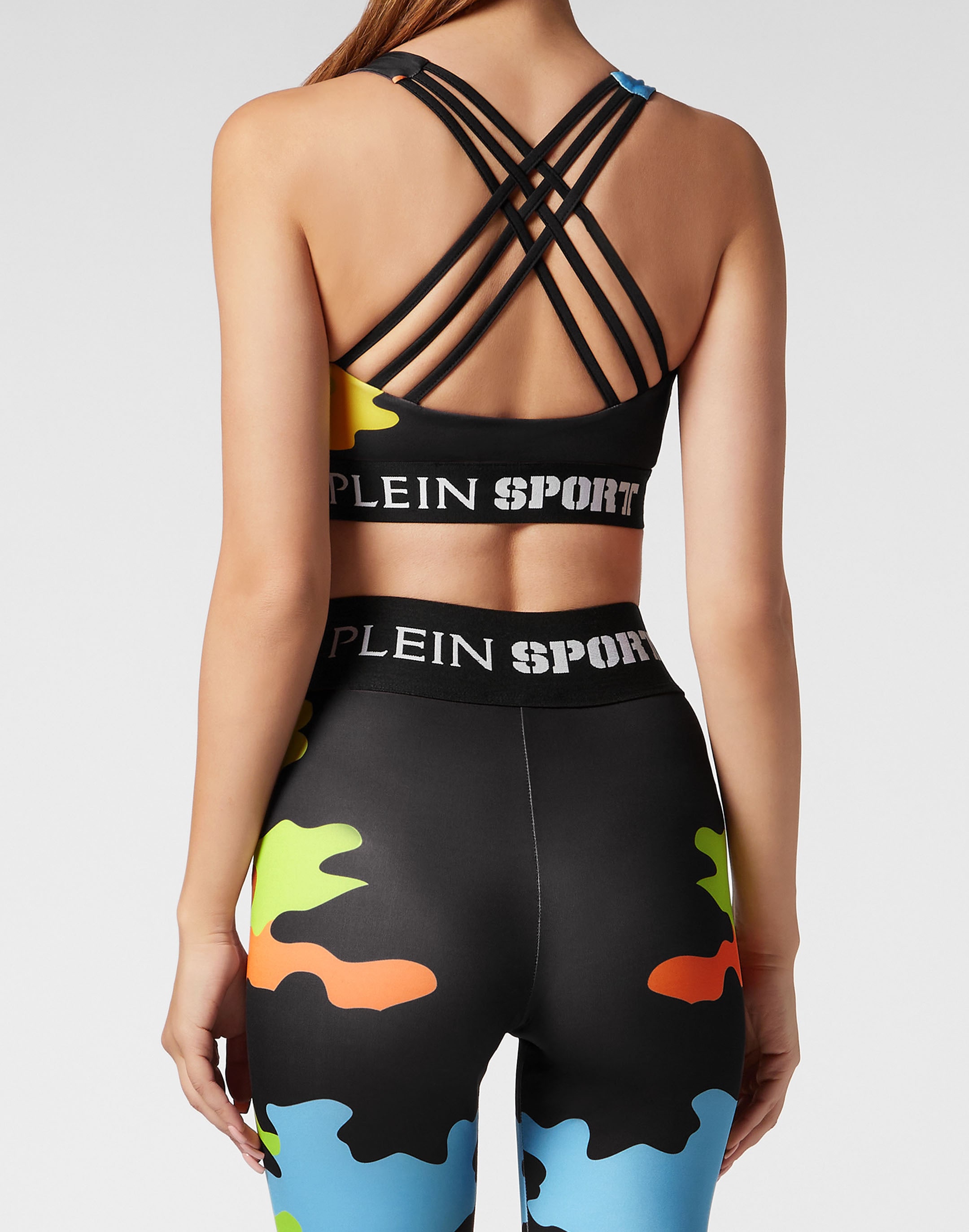 PLEIN SPORT Lauftop »Jogging Bra Camouflage«