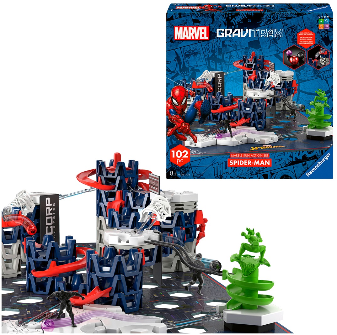 Ravensburger Kugelbahn-Bausatz »GraviTrax BASE Spider-Man - Action Set M« Made in Europe